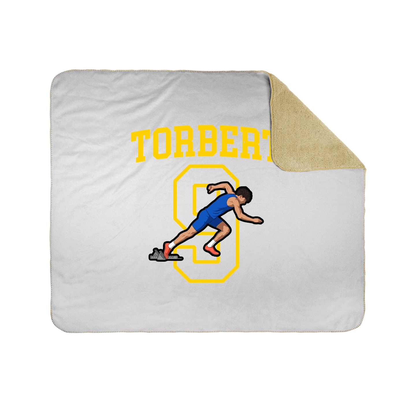 50x60 Sherpa Lined Throw Blanket
