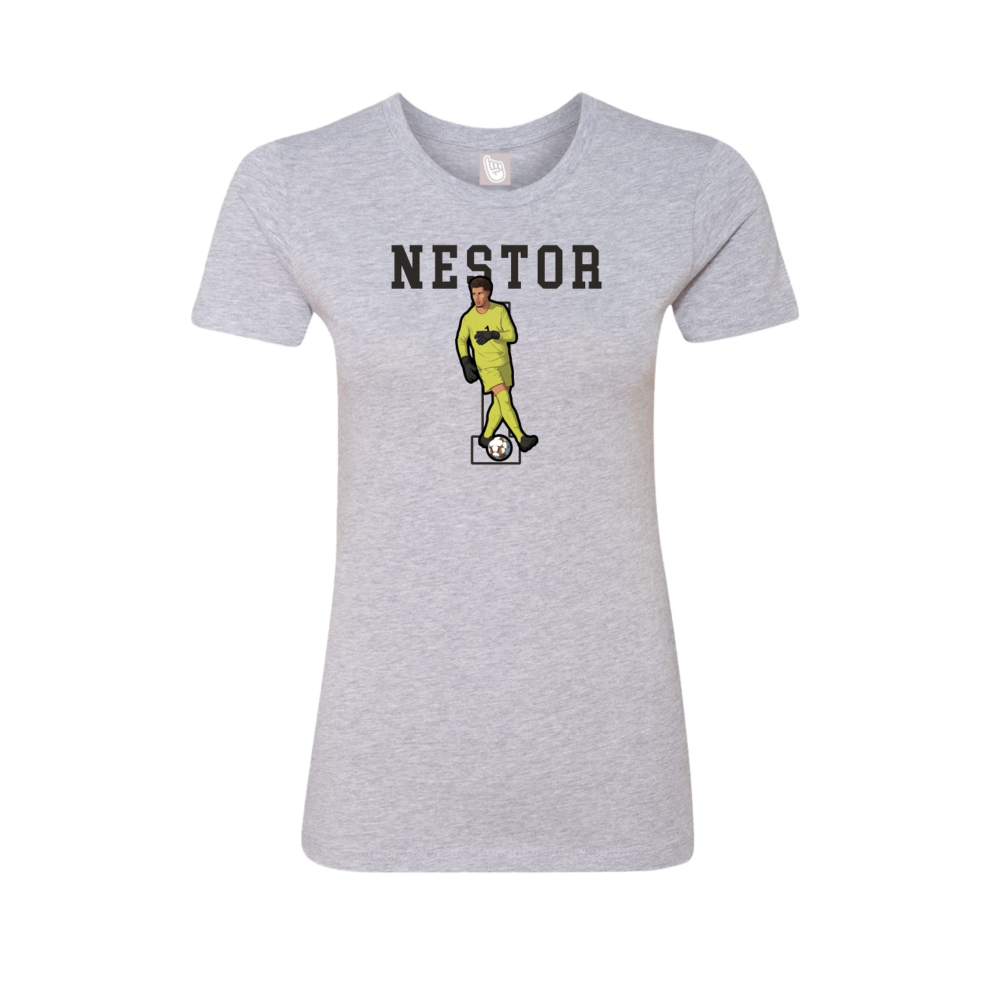 Fitted Women's Tee — Shirsey in Grey