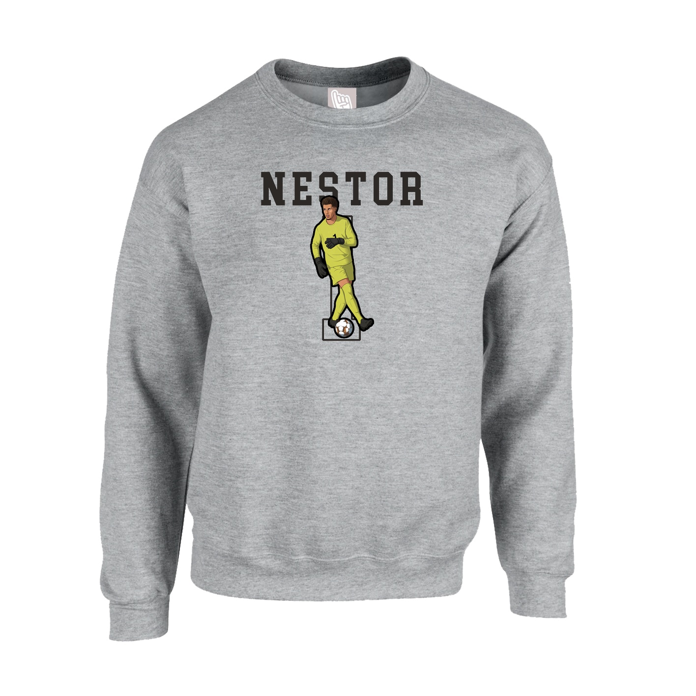 Fleece Crew — Shirsey in Grey