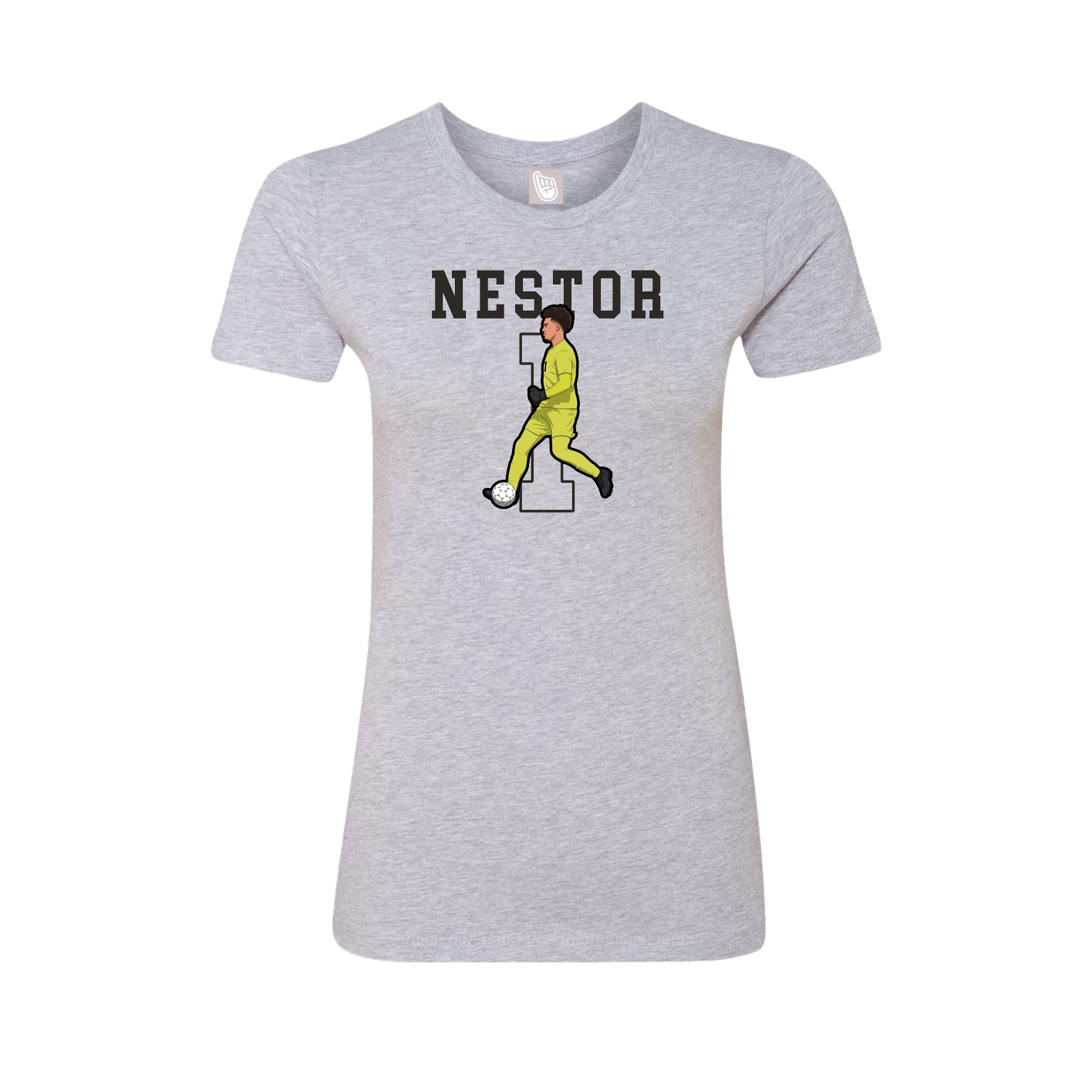 Fitted Women's Tee — Shirsey in Grey