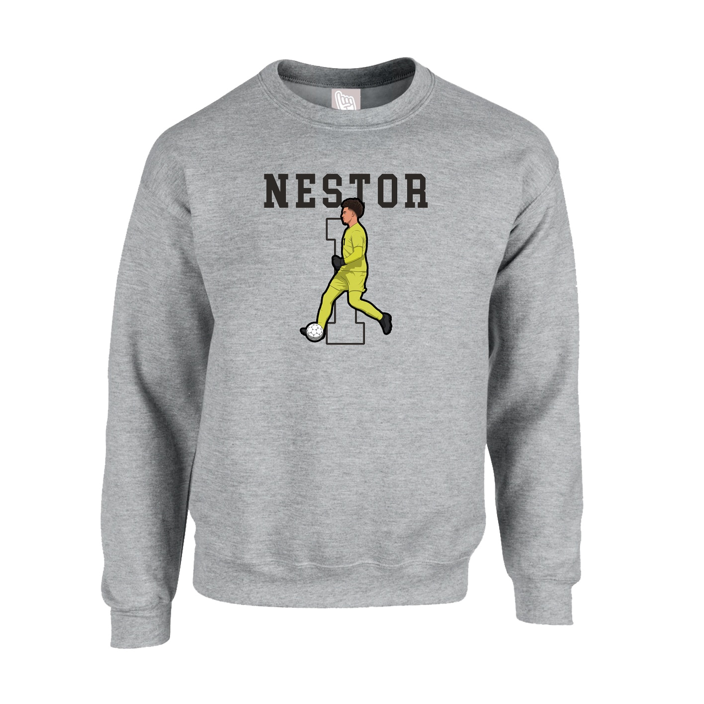 Fleece Crew — Shirsey in Grey