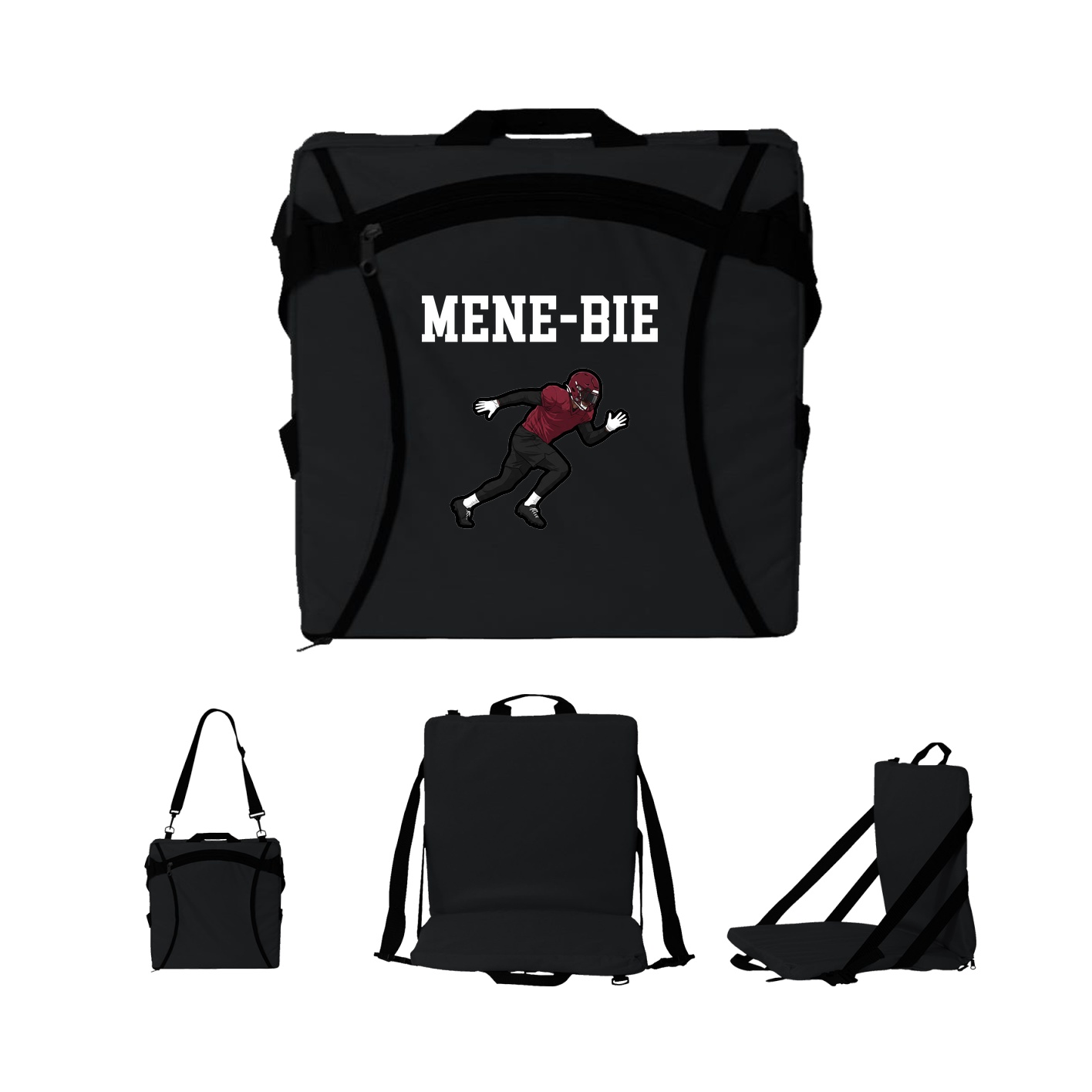 Folding Stadium Seat — Shirsey in Black