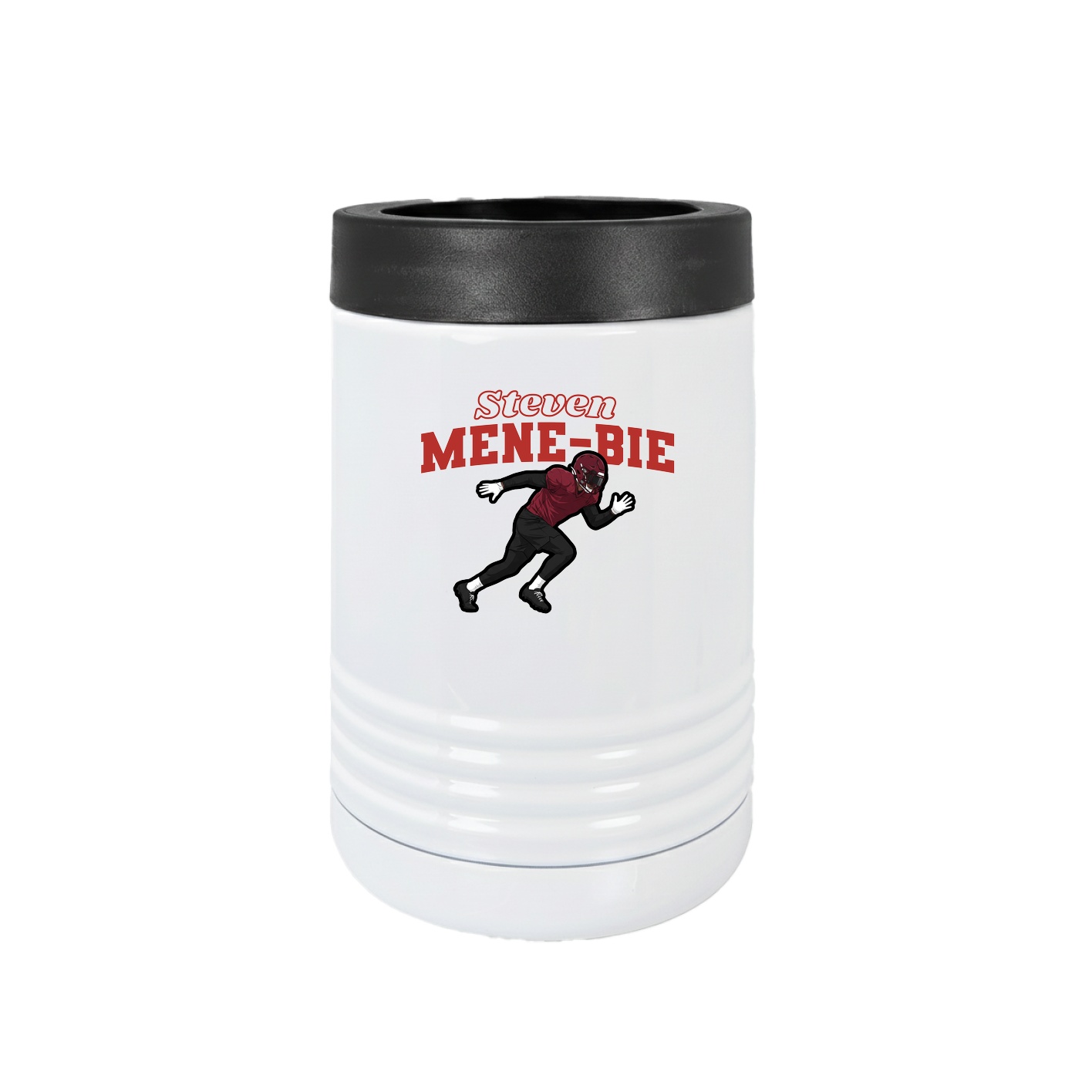 Beverage Holder — Name Arch in White