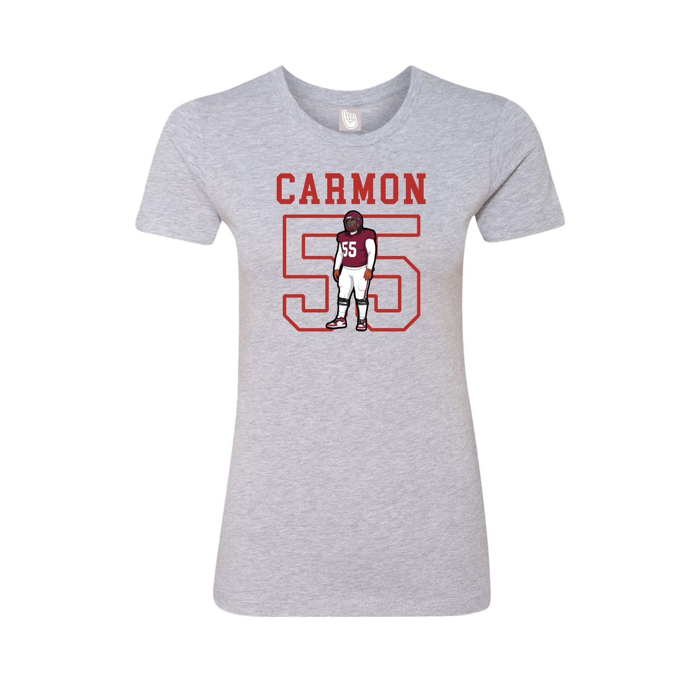 Fitted Women's Tee — Shirsey in Grey