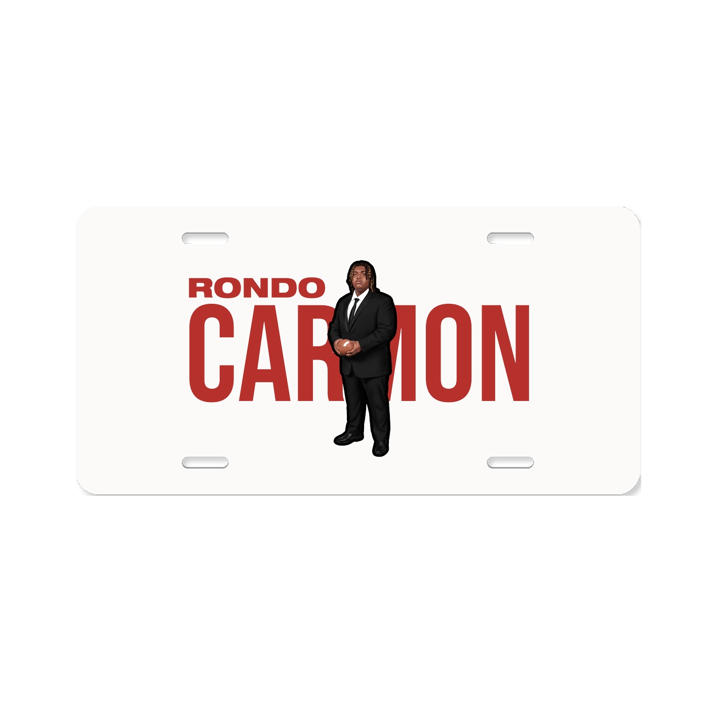 License Plate — Player Name in Classic