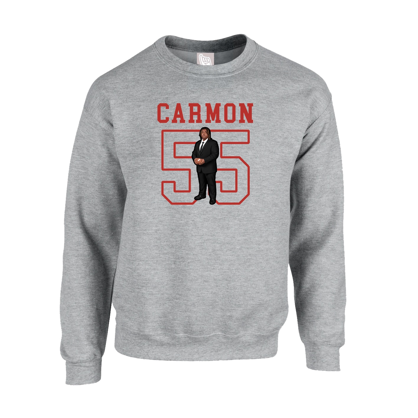 Fleece Crew — Shirsey in Grey