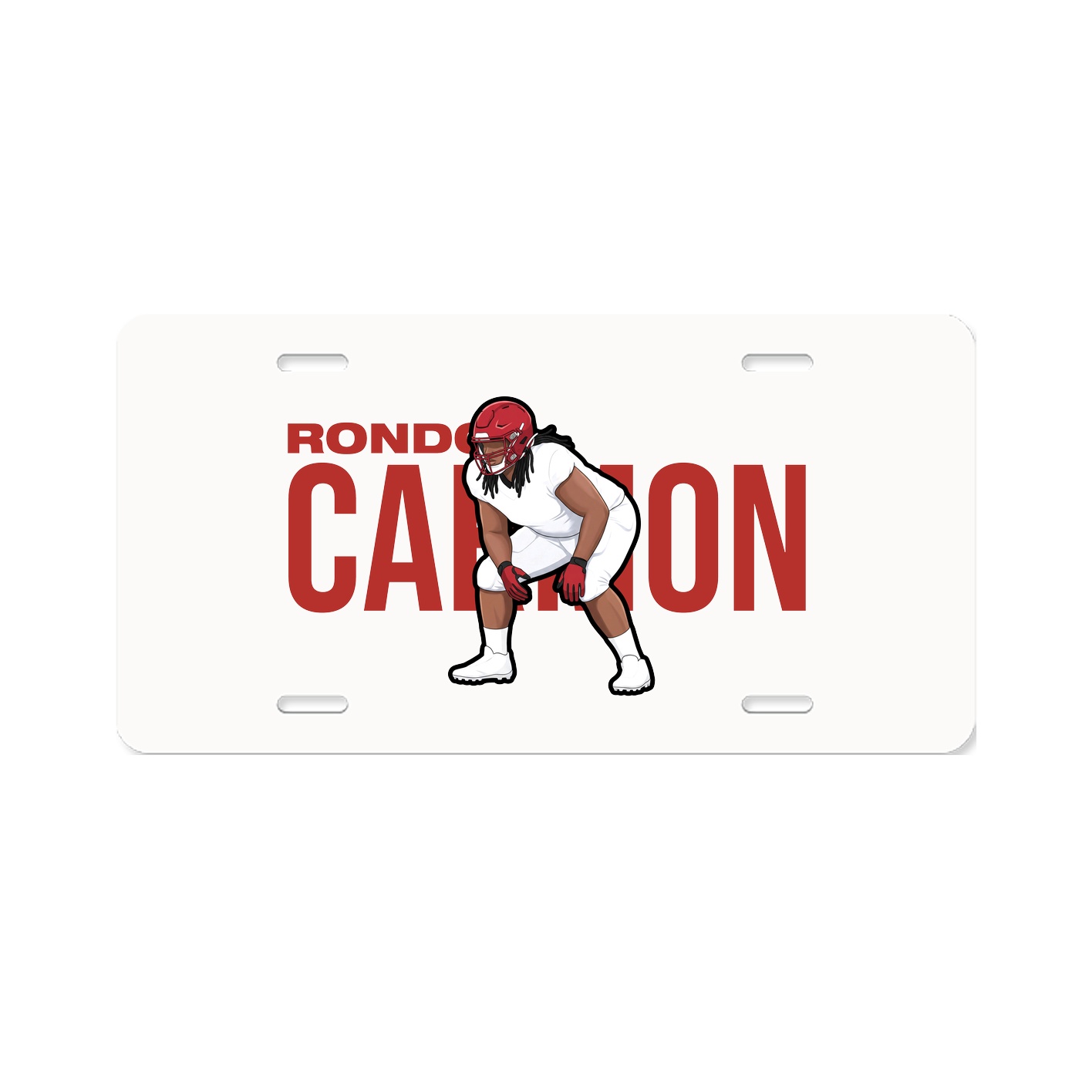 License Plate — Player Name in Classic