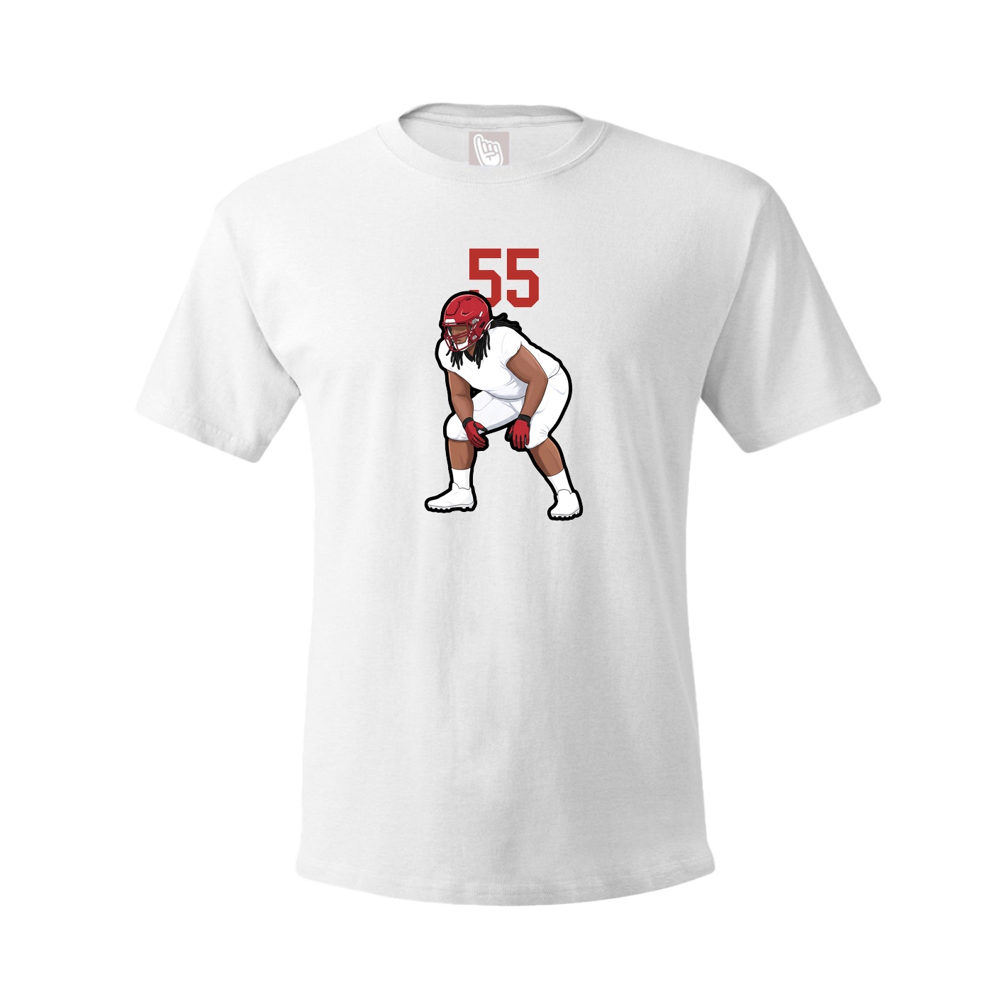 Tee — Number Top in White