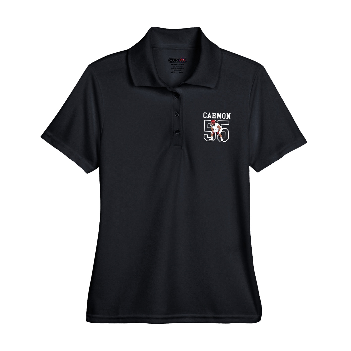 Womens Performance Polo — Shirsey in Black