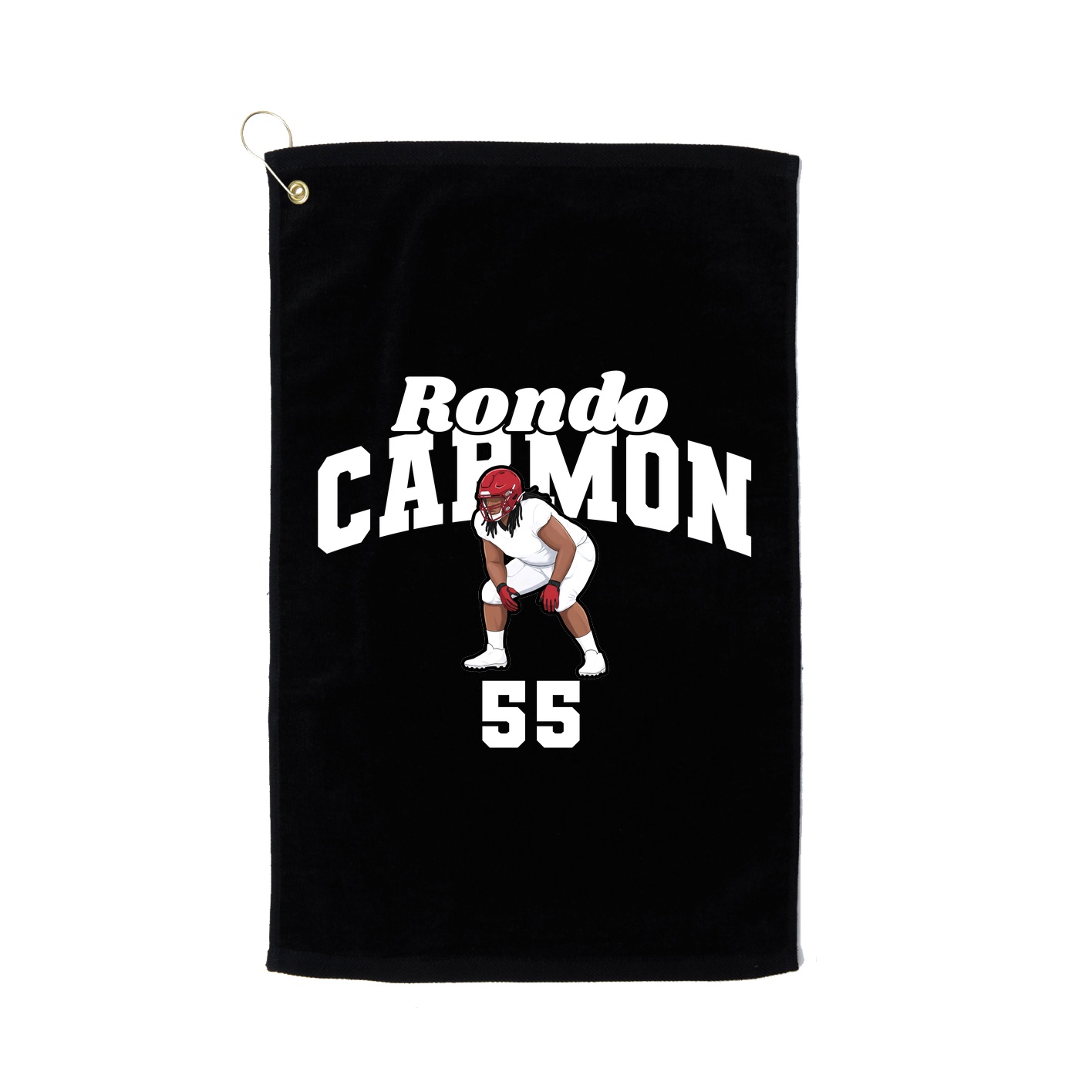 Golf Towel — Signature Arch in Black