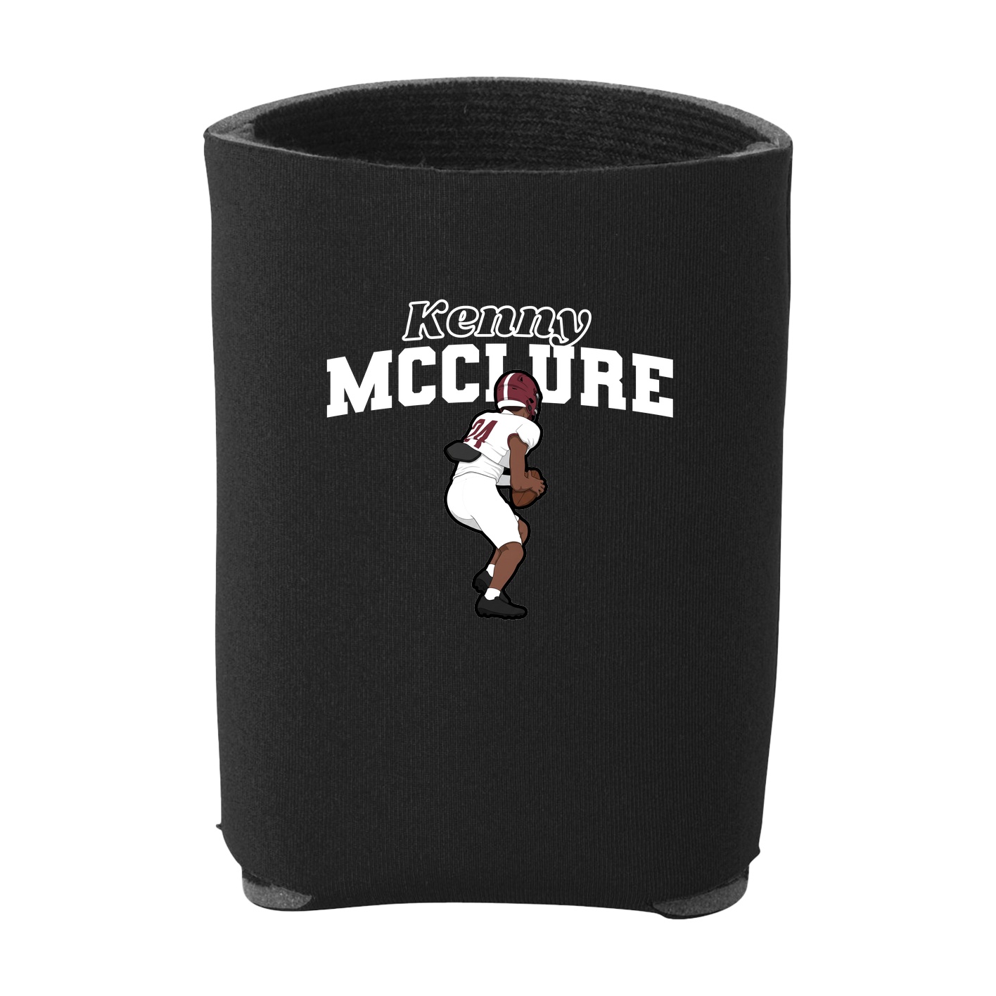 Can Holder — Name Arch in Black