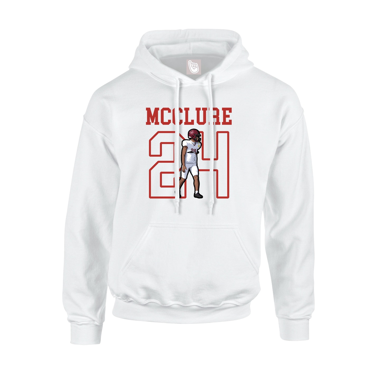 Youth Hoodie — Shirsey in White
