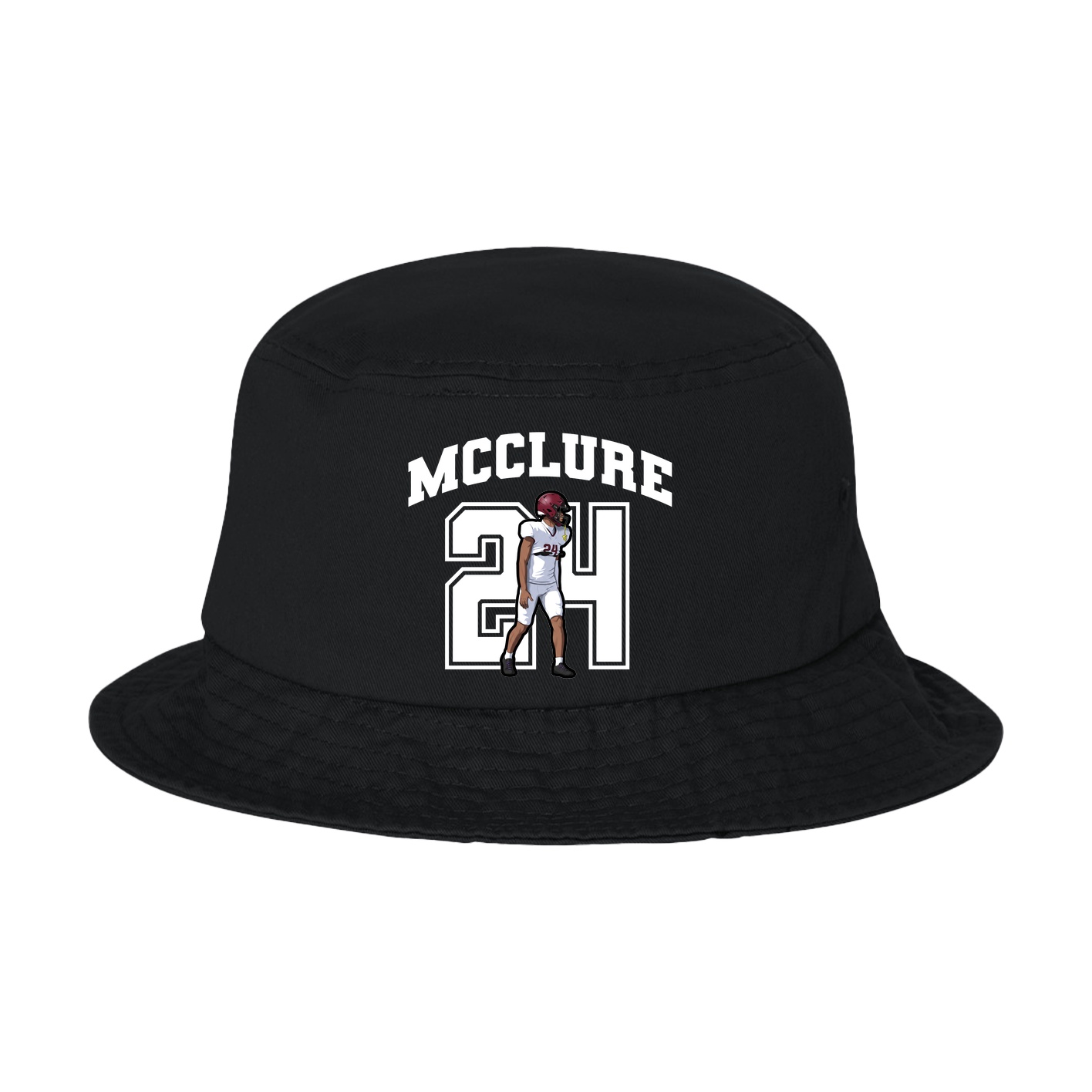 Bucket Cap — Number in Black