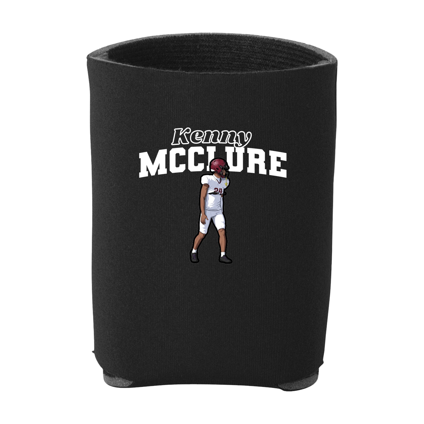 Can Holder — Name Arch in Black