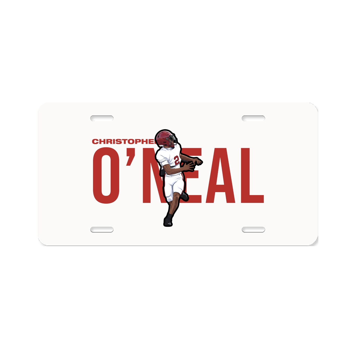 License Plate — Player Name in Classic