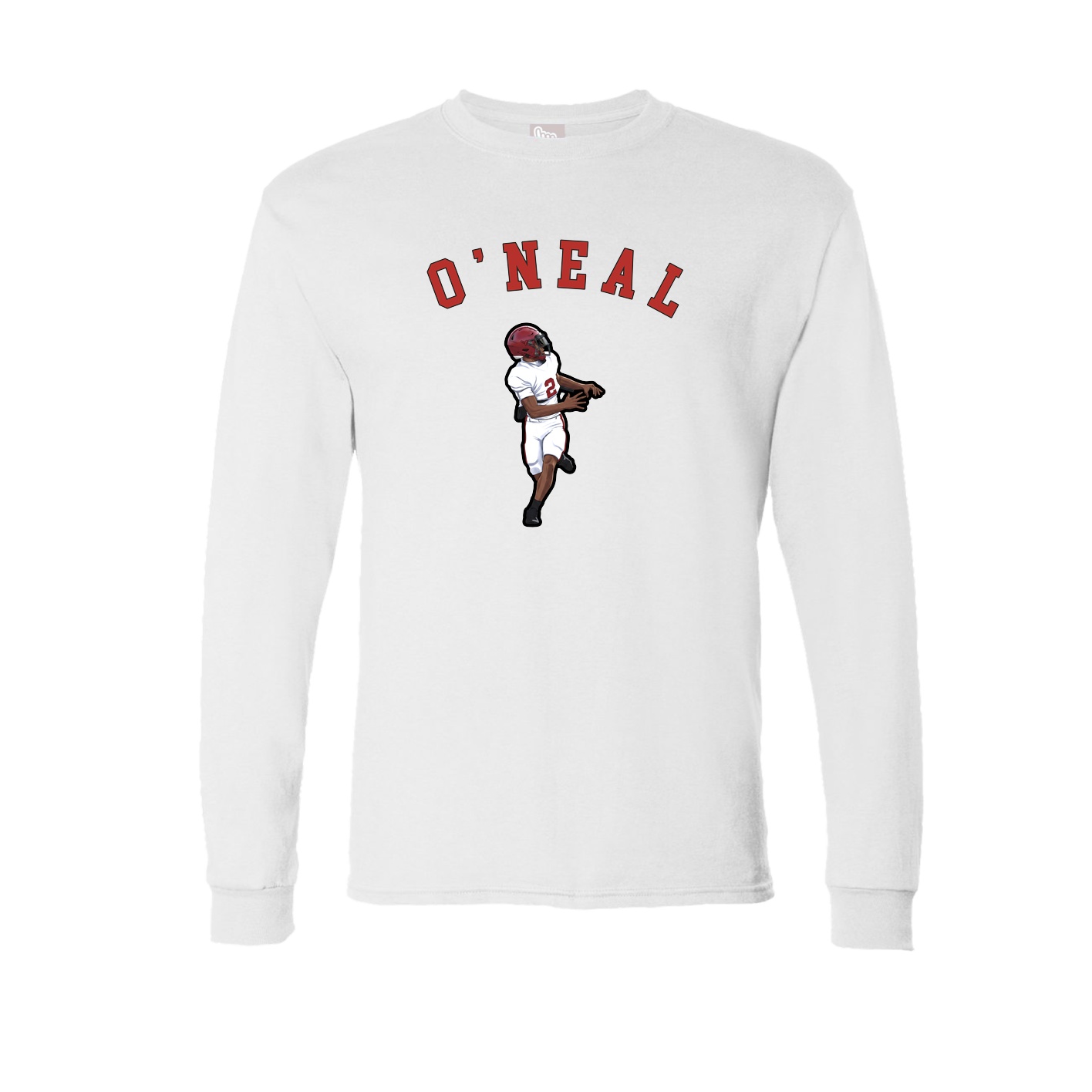 Long Sleeve Tee — Shirsey Arch in White