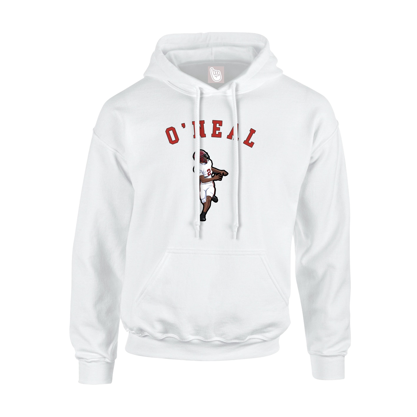 Hoodie — Shirsey Arch in White