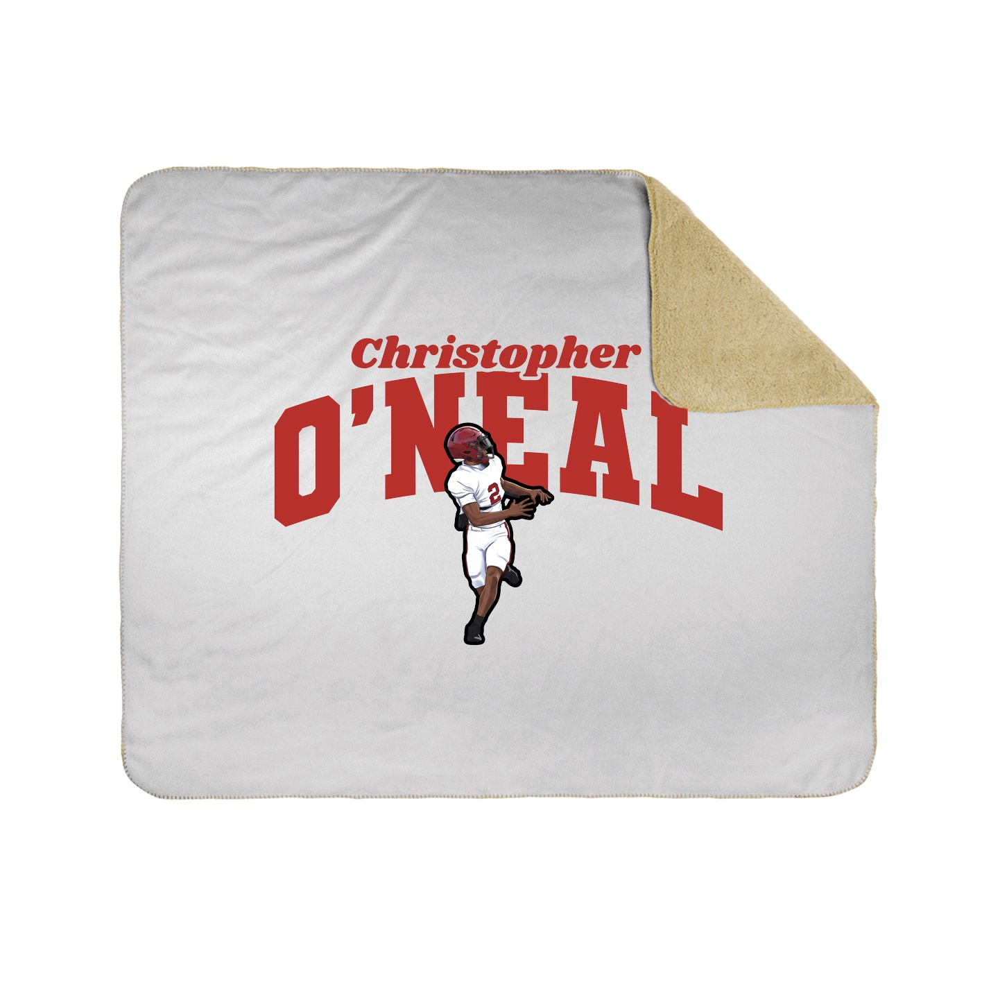 Throw Blanket — Signature Arch in White