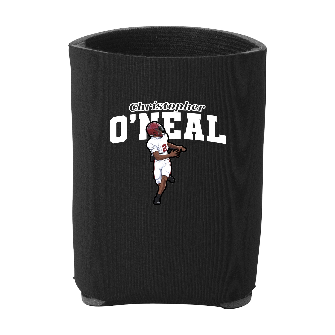 Can Holder — Name Arch in Black