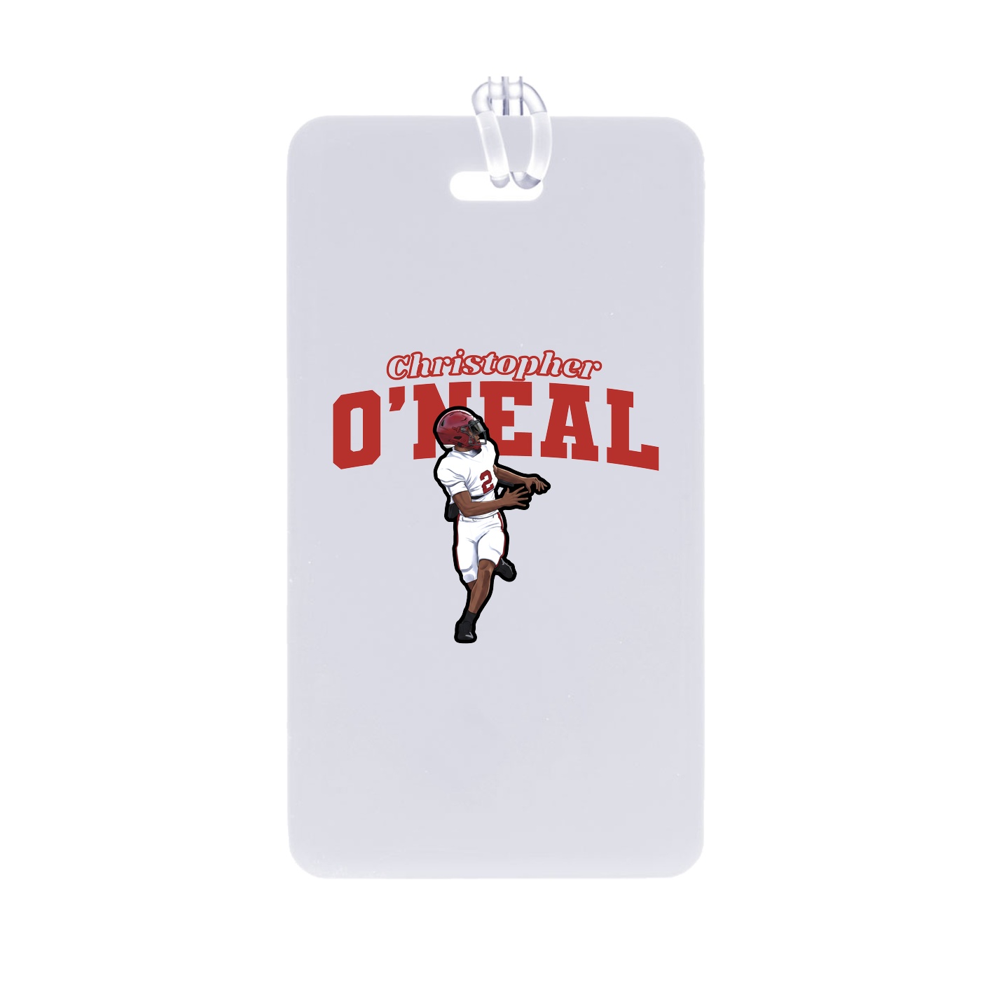 Bag Tag — Name Arch in Classic