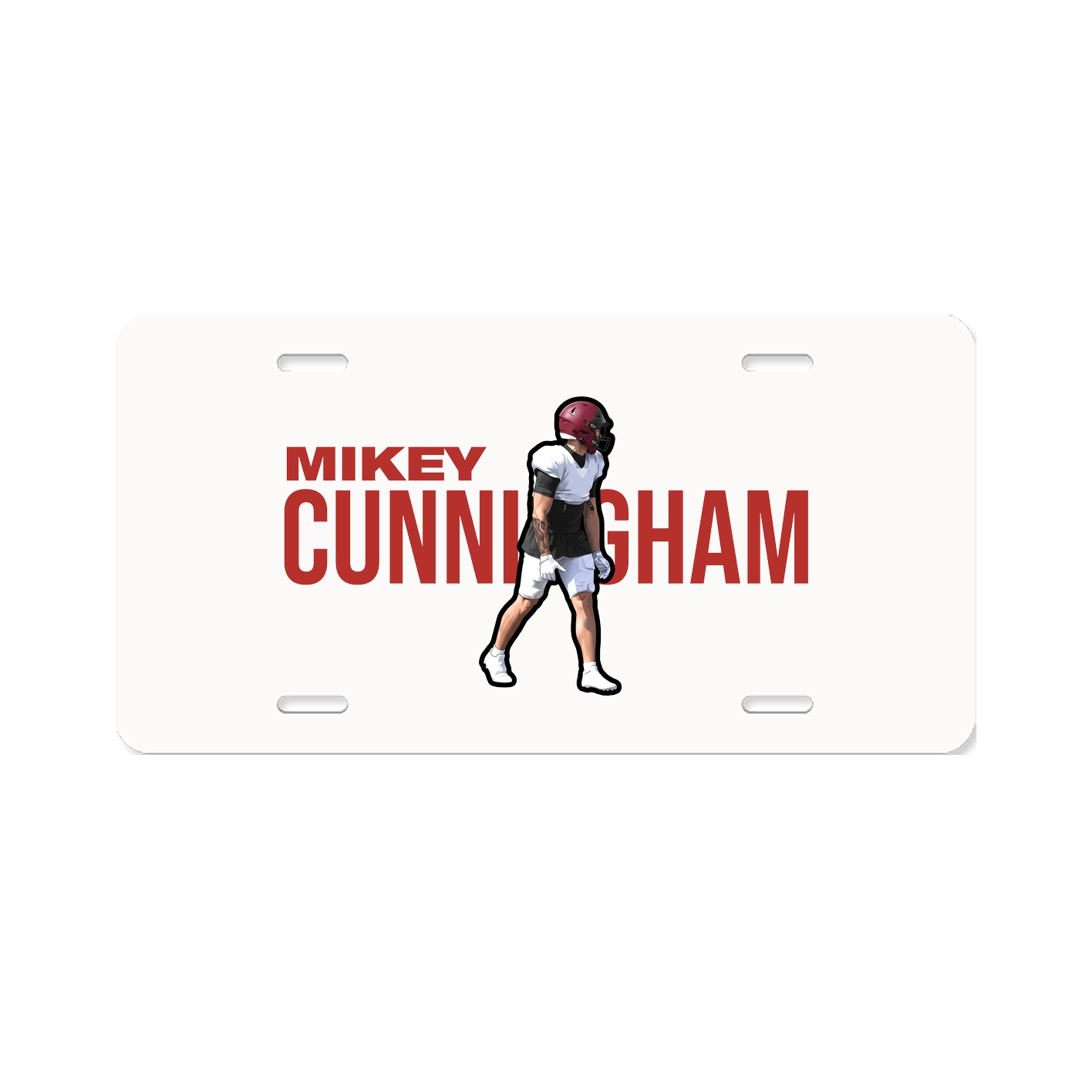 License Plate — Player Name in Classic