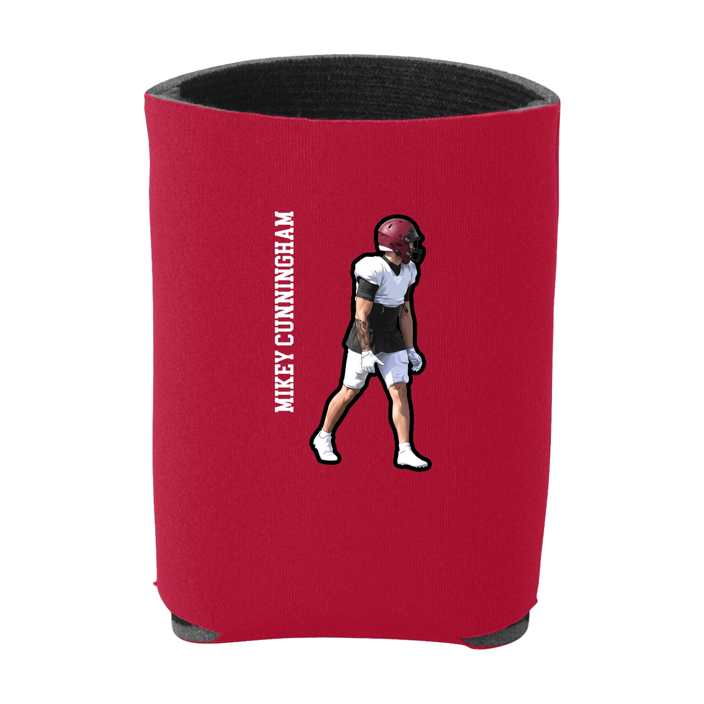Can Holder — Name Vertical in Red