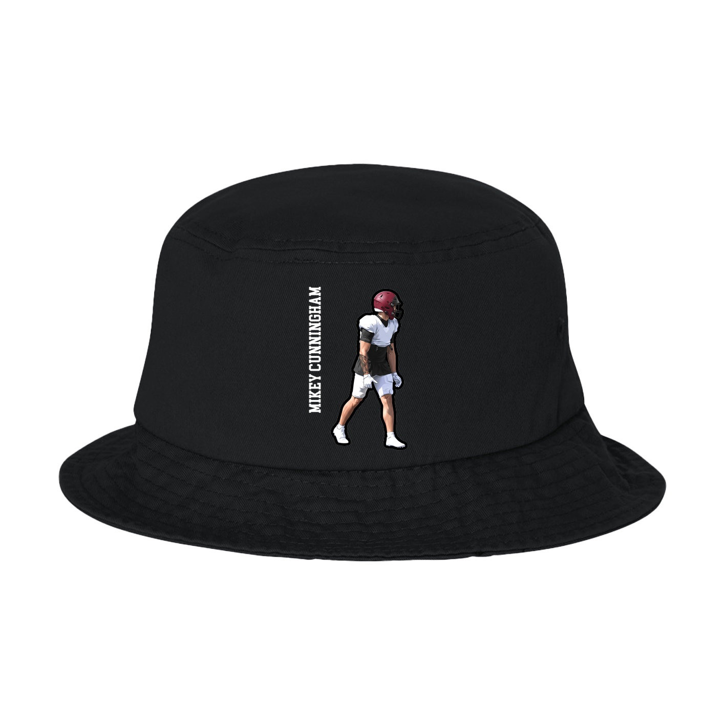 Bucket Cap — Name Vertical in Black