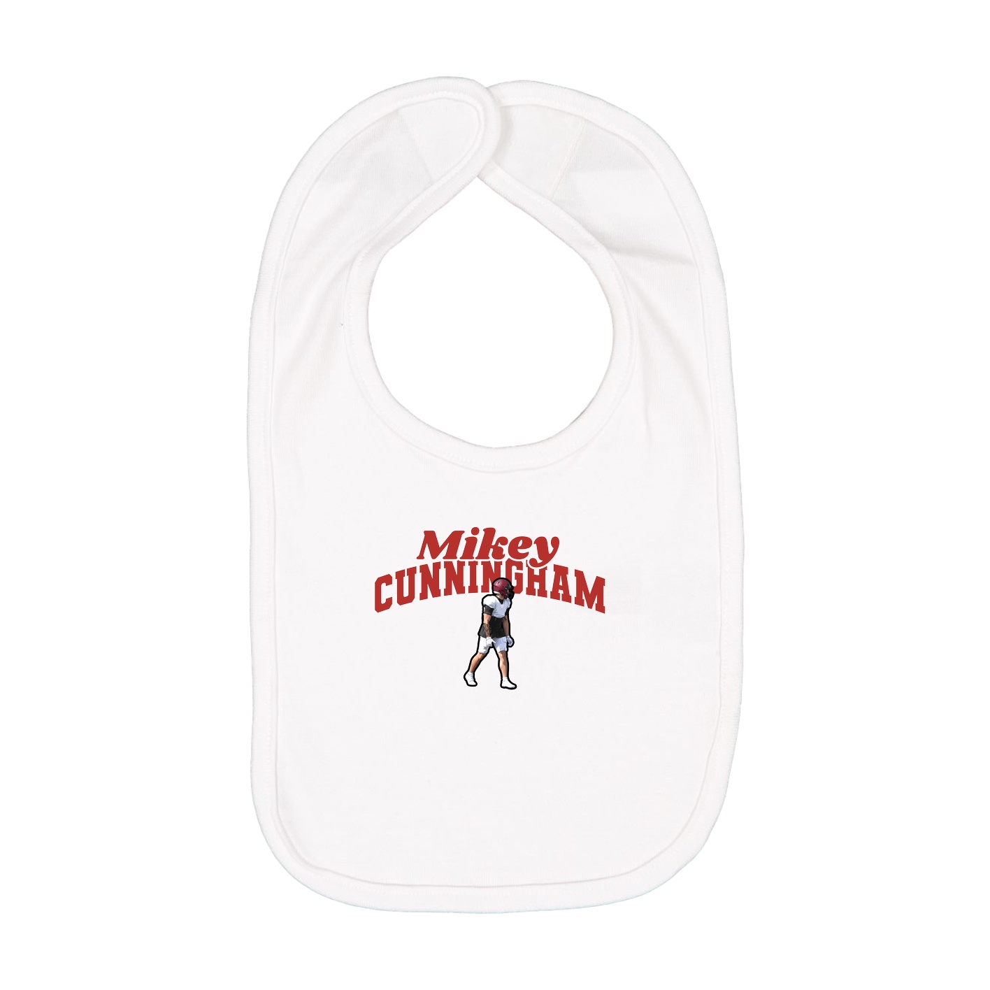Infant Bib — Signature Arch in White