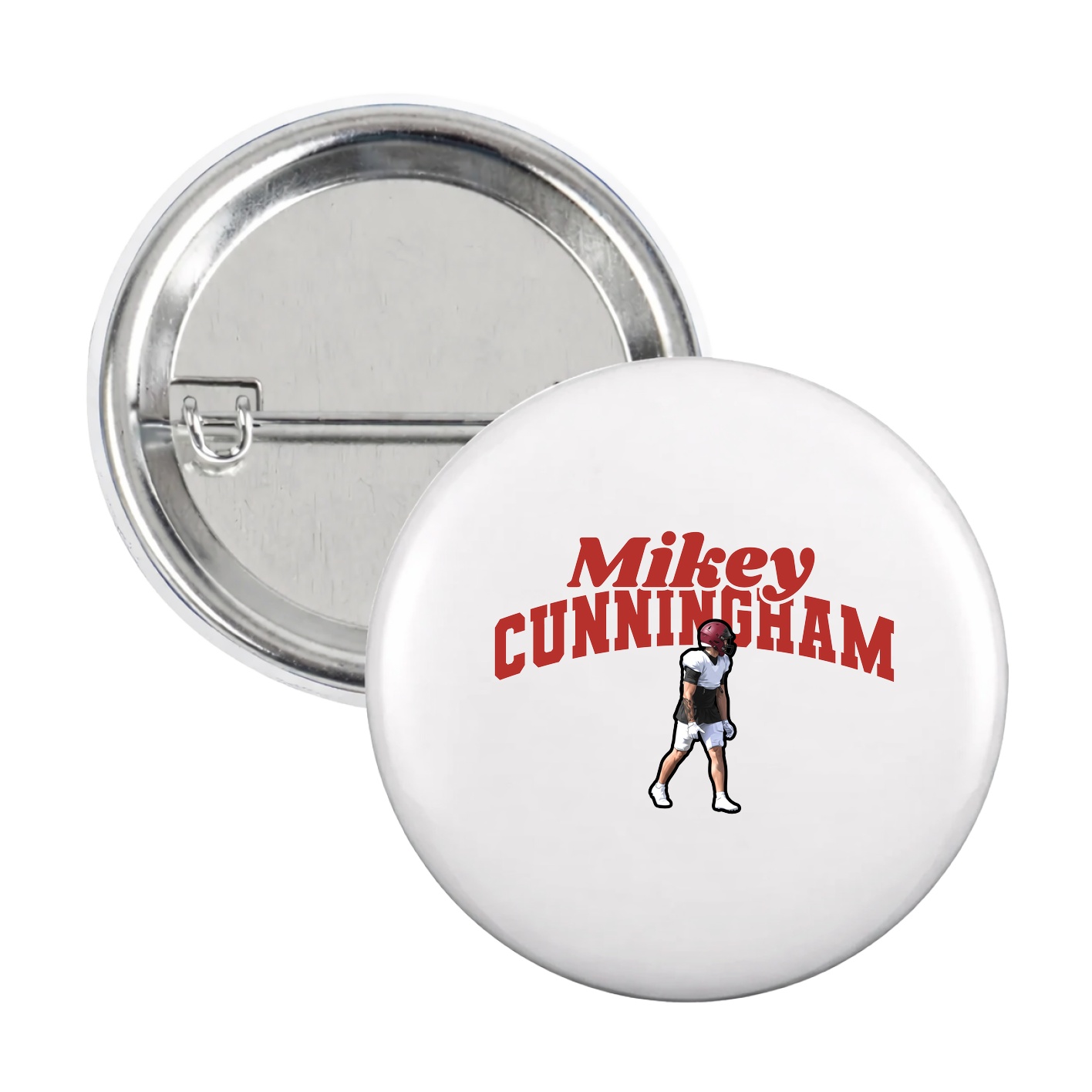 Game Day Button — Signature Arch in White