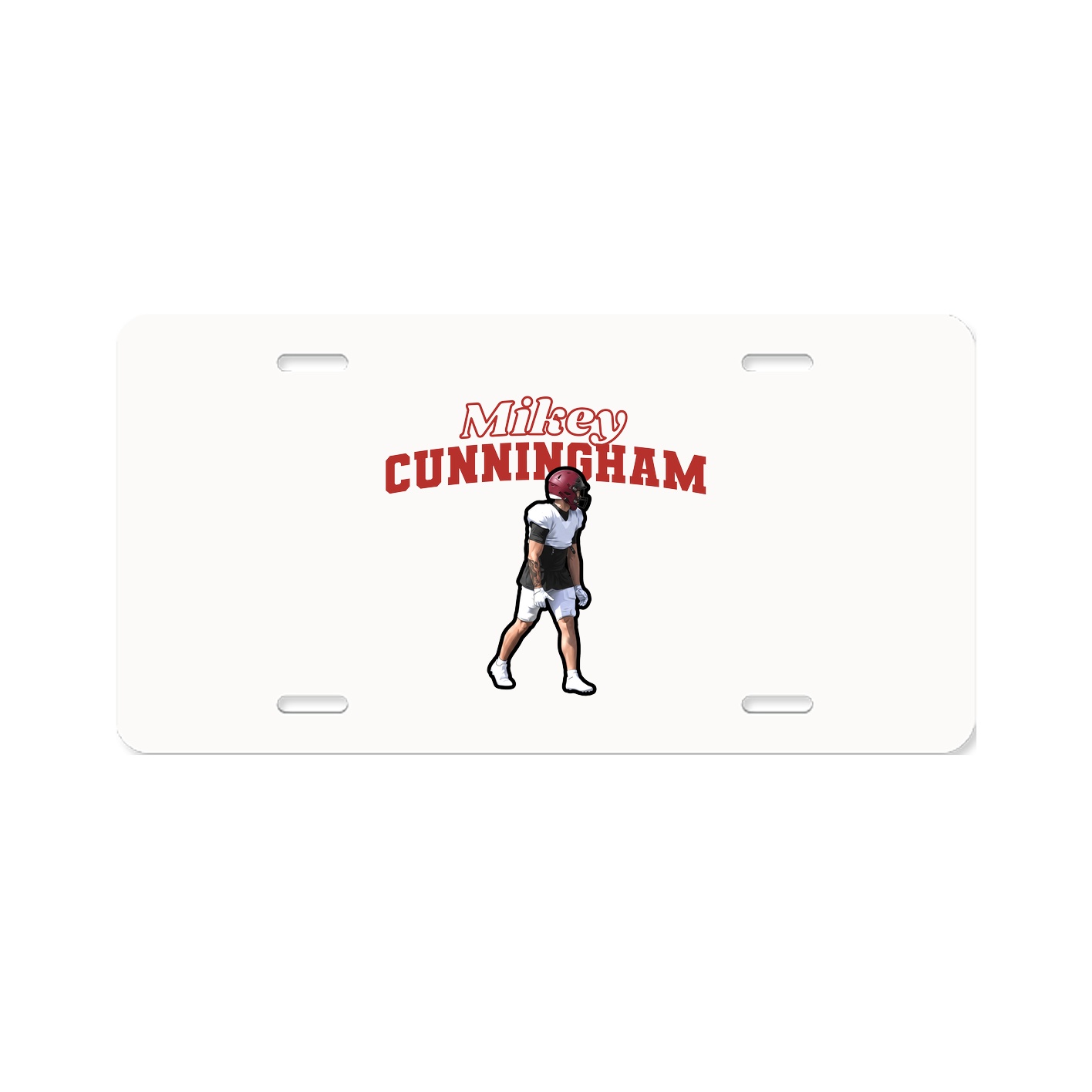 License Plate — Name Arch in Classic