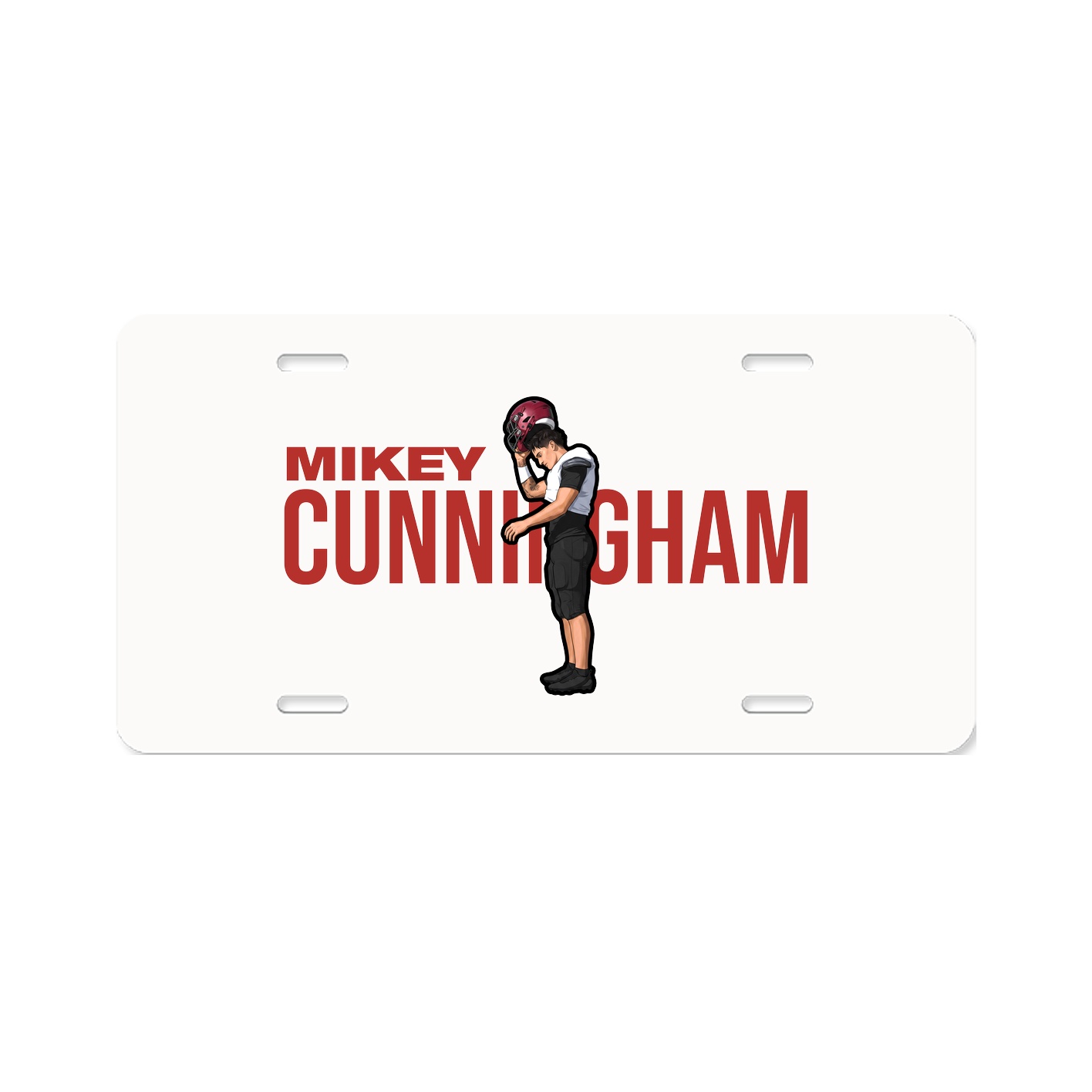 License Plate — Player Name in Classic