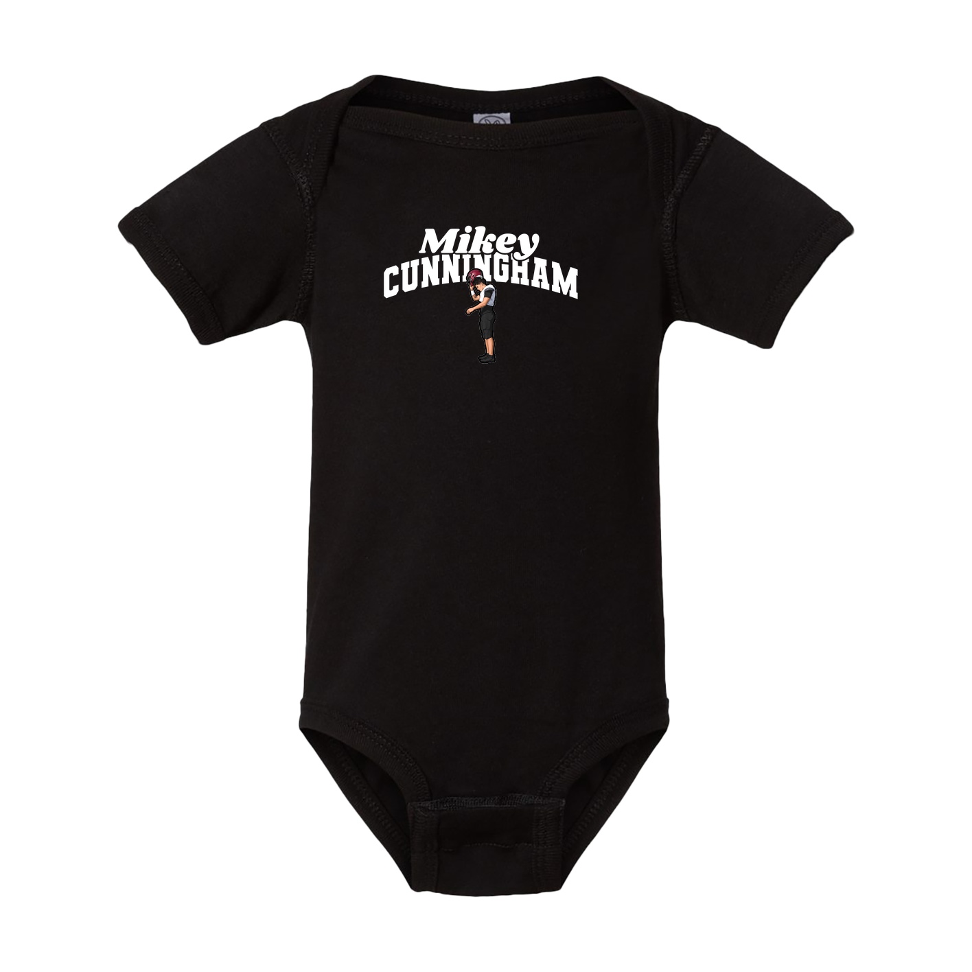 Baby Onesie — Signature Arch in Black