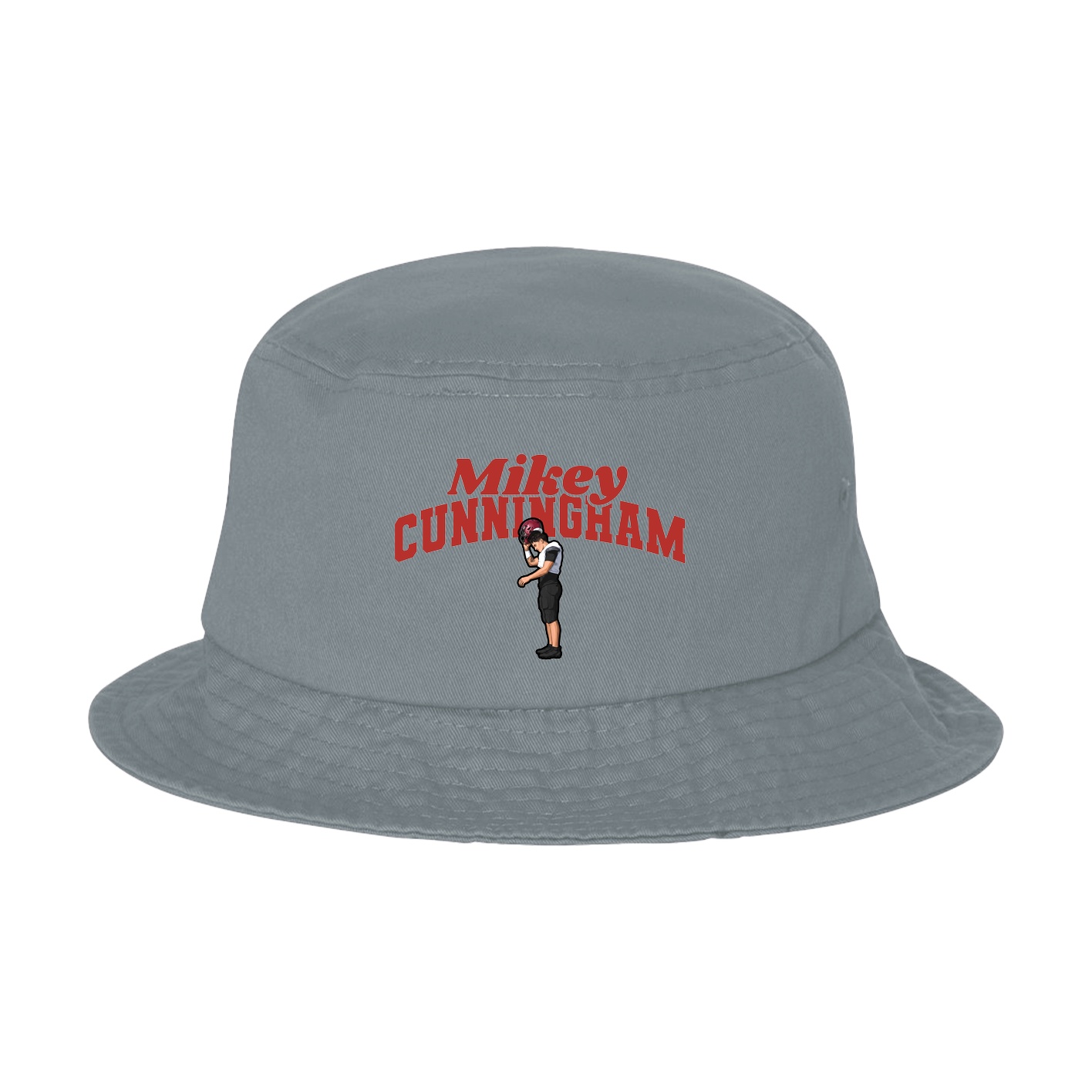 Bucket Cap — Signature Arch in Grey