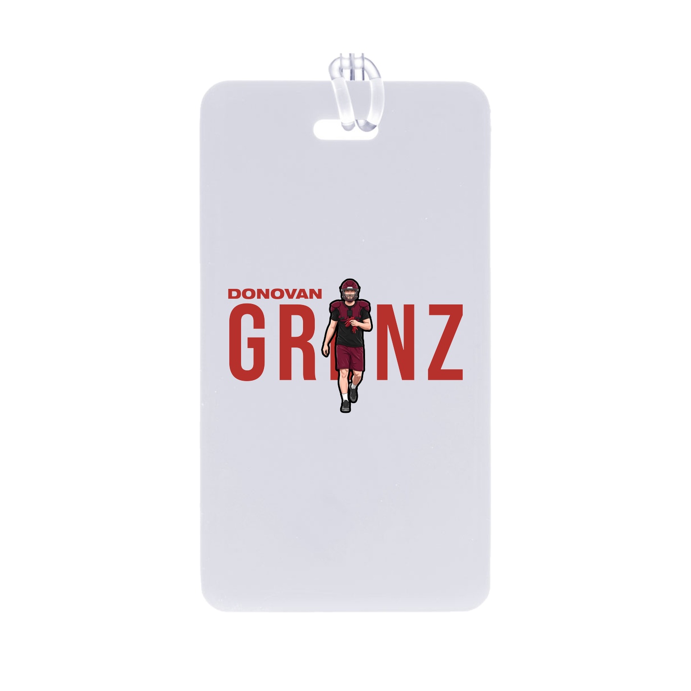 Bag Tag — Player Name in Classic