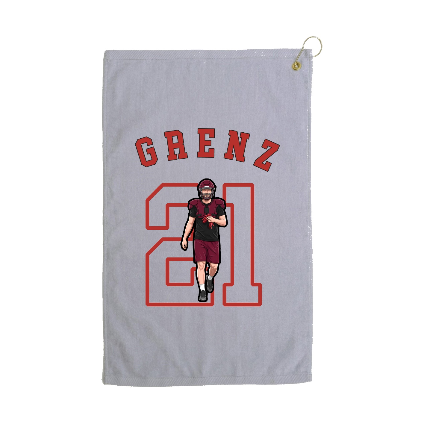 Golf Towel — Shirsey Arch in Grey