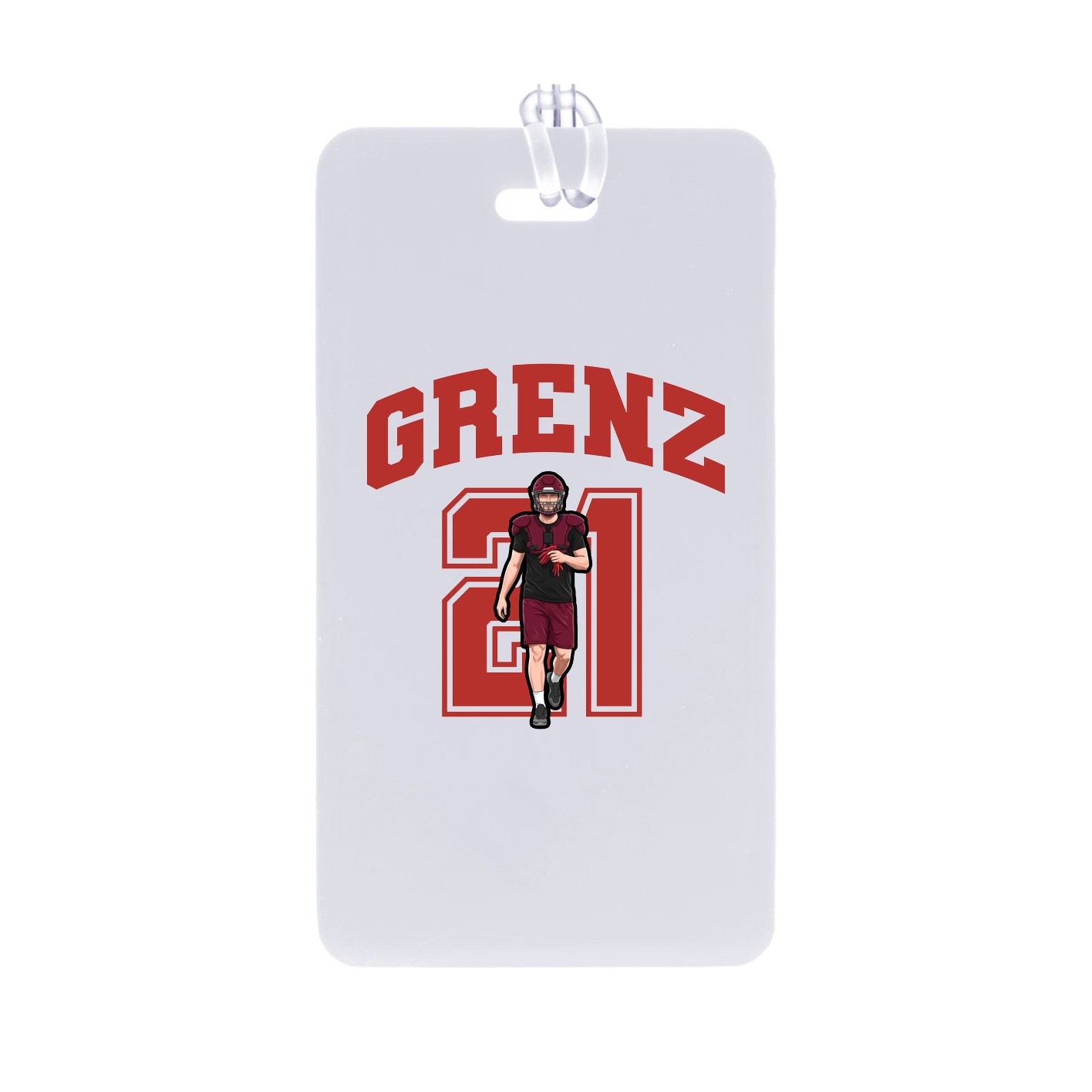 Bag Tag — Number in Classic