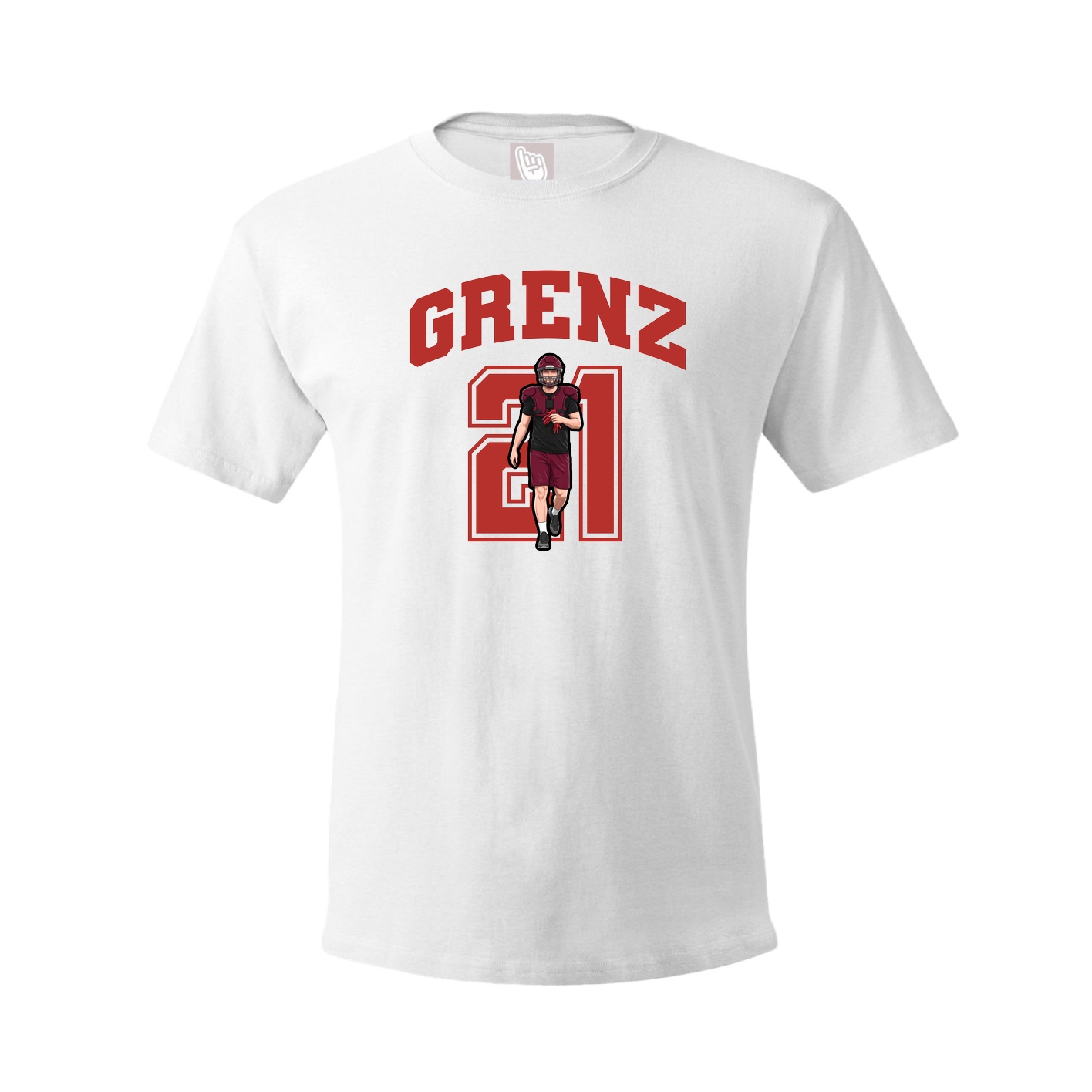 Tee — Number in White