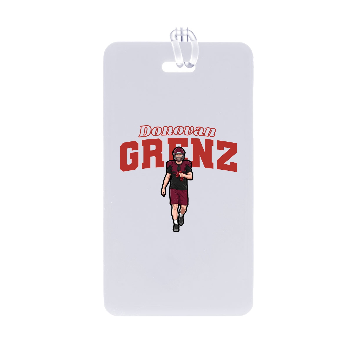 Bag Tag — Name Arch in Classic