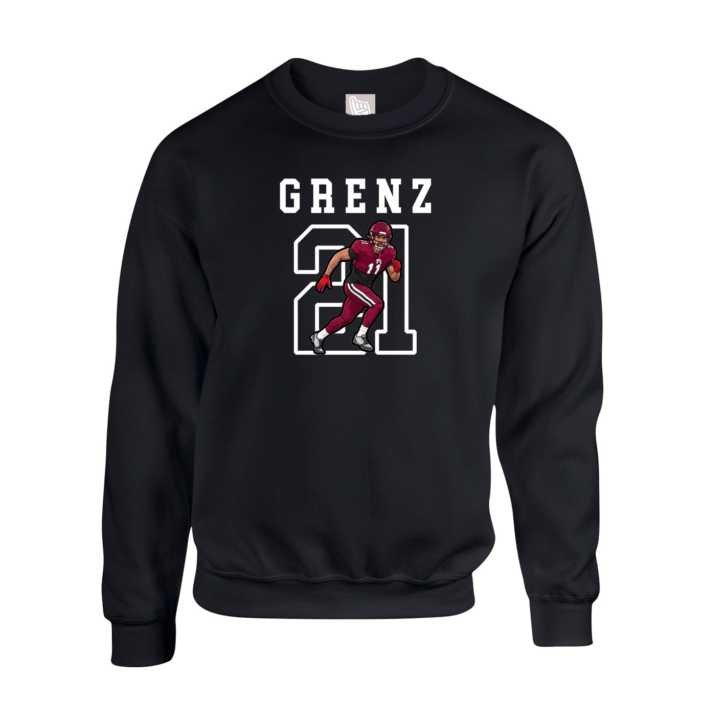 Fleece Crew — Shirsey in Black