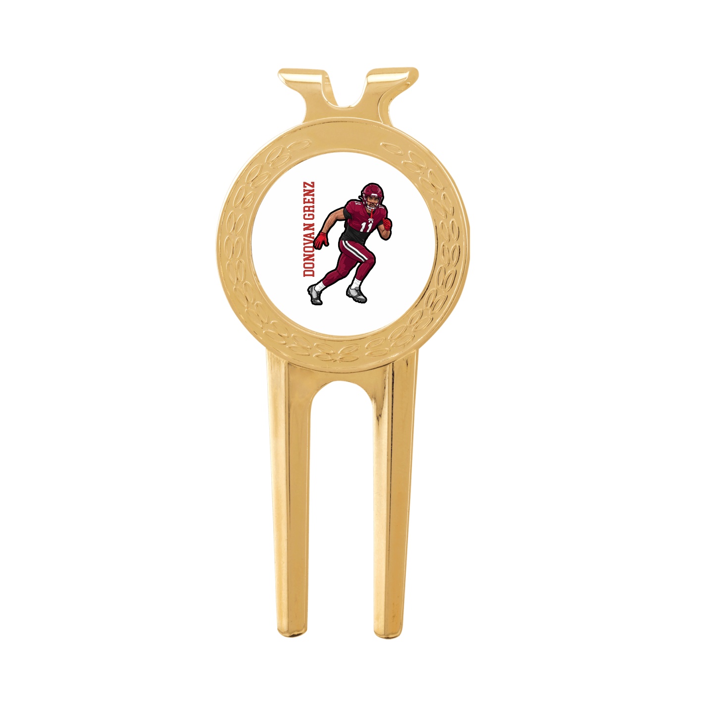 Divot Tool with Ball Marker — Name Vertical in Classic