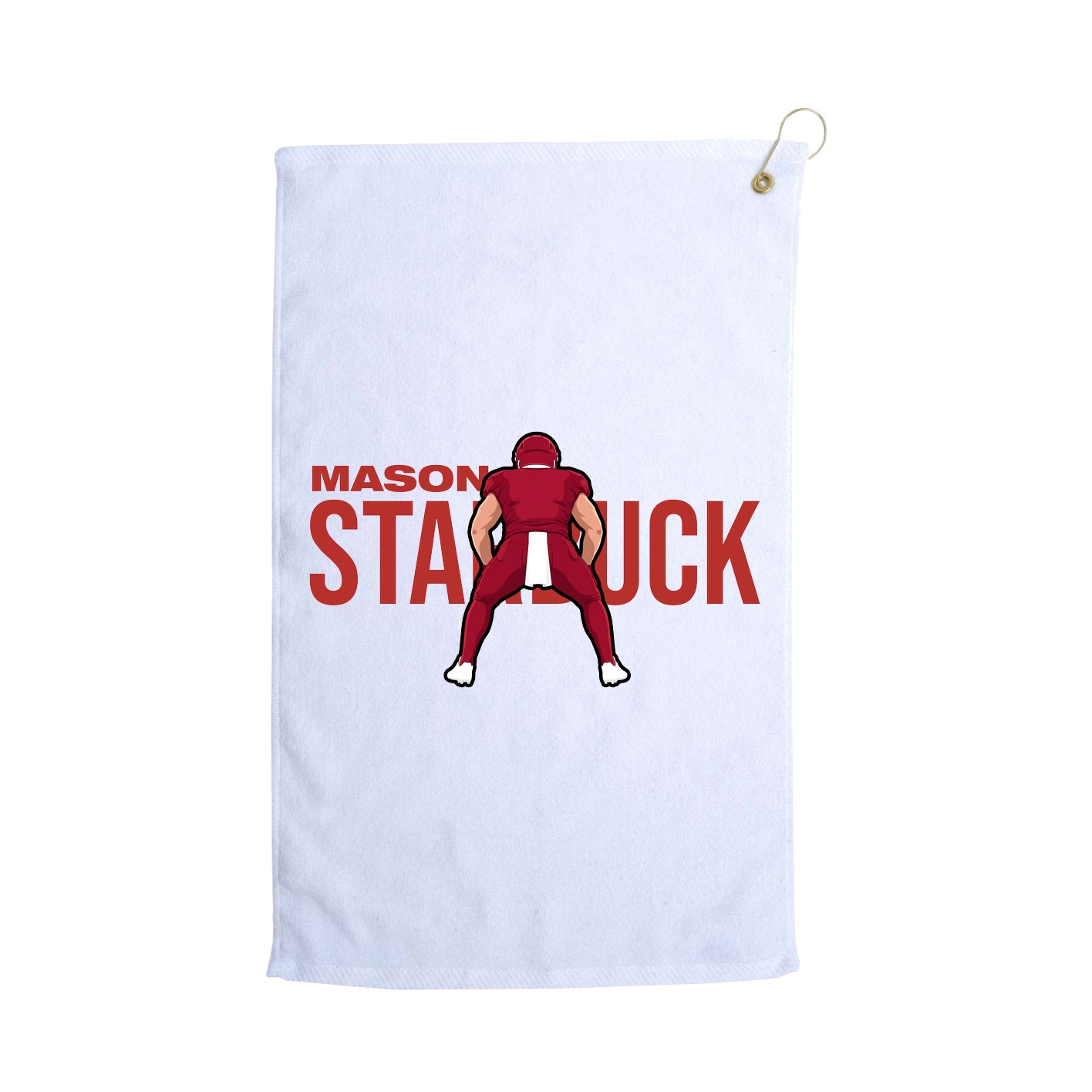 Golf Towel — Player Name in White