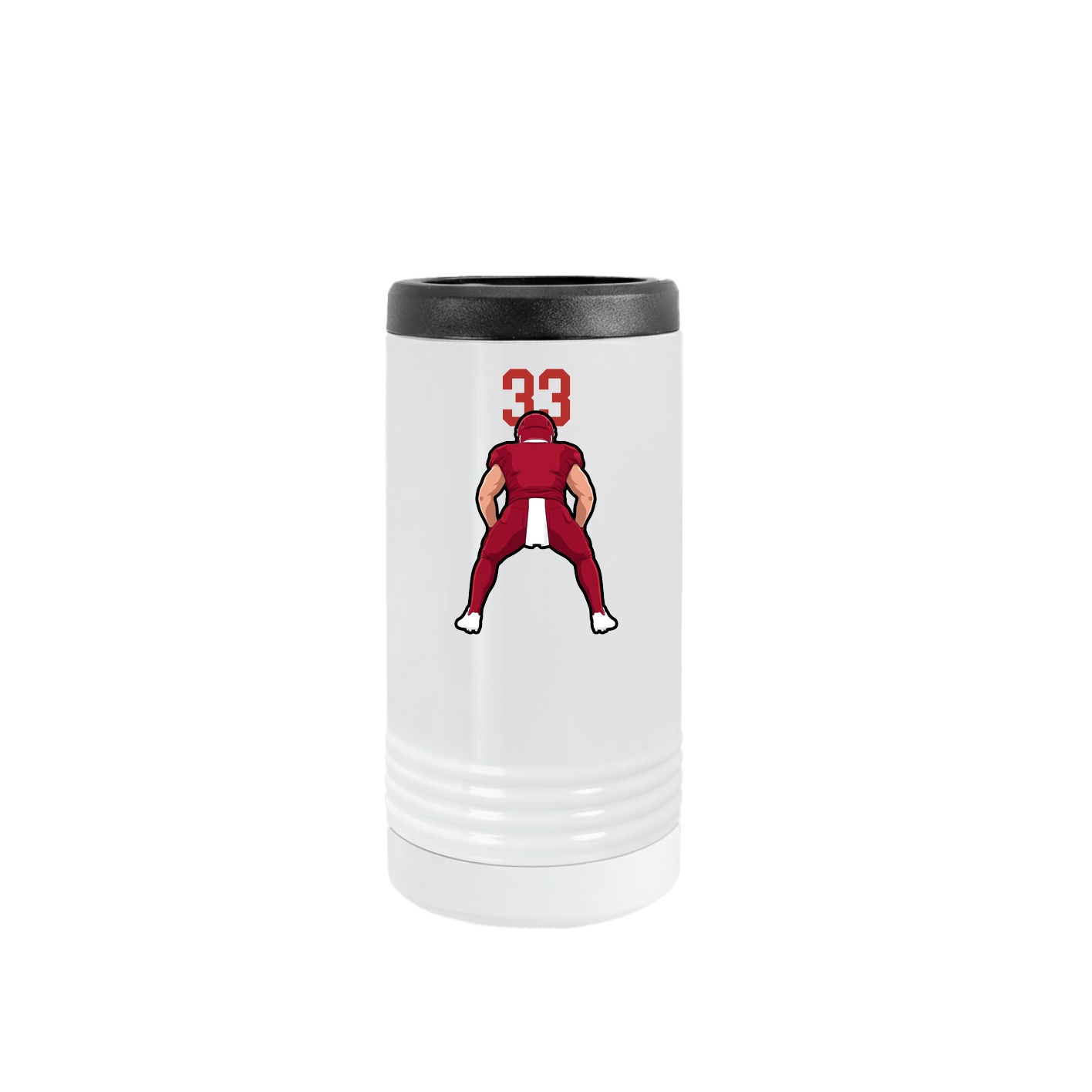 Slim Beverage Holder — Number Top in White