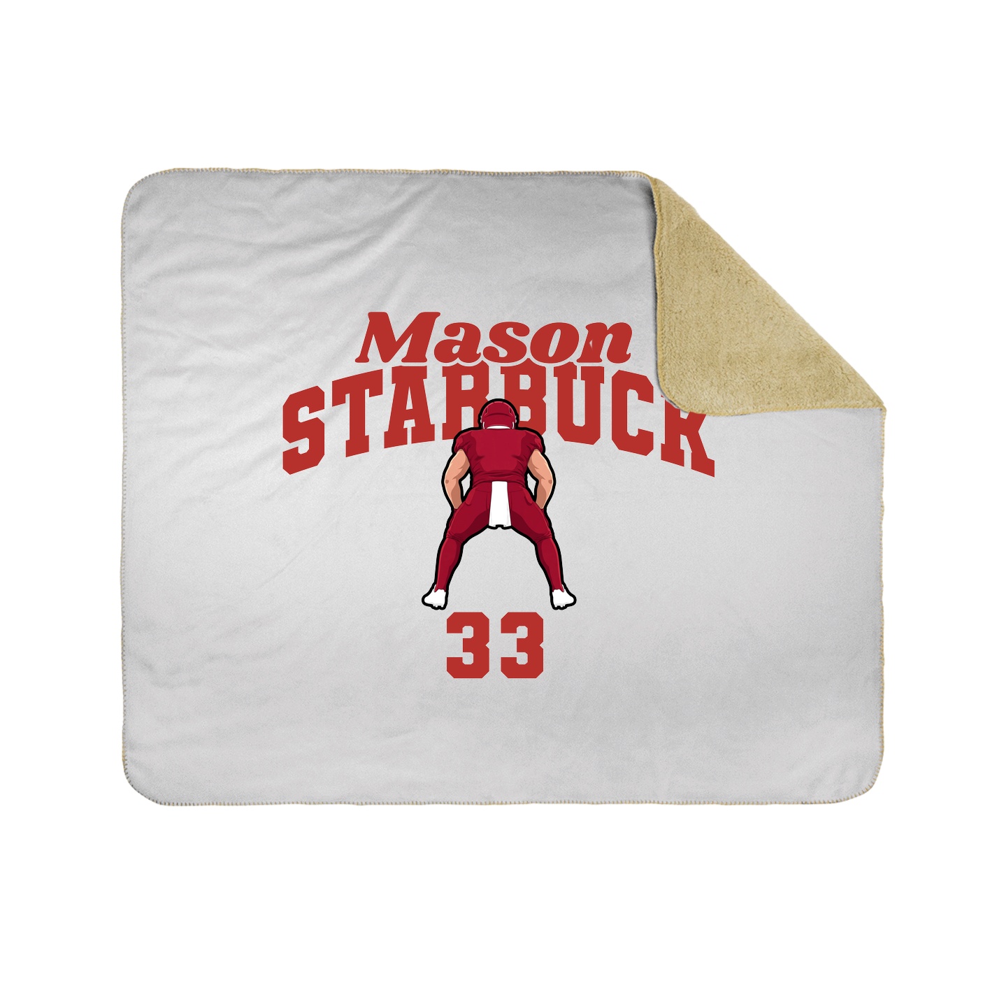 Throw Blanket — Signature Arch in White