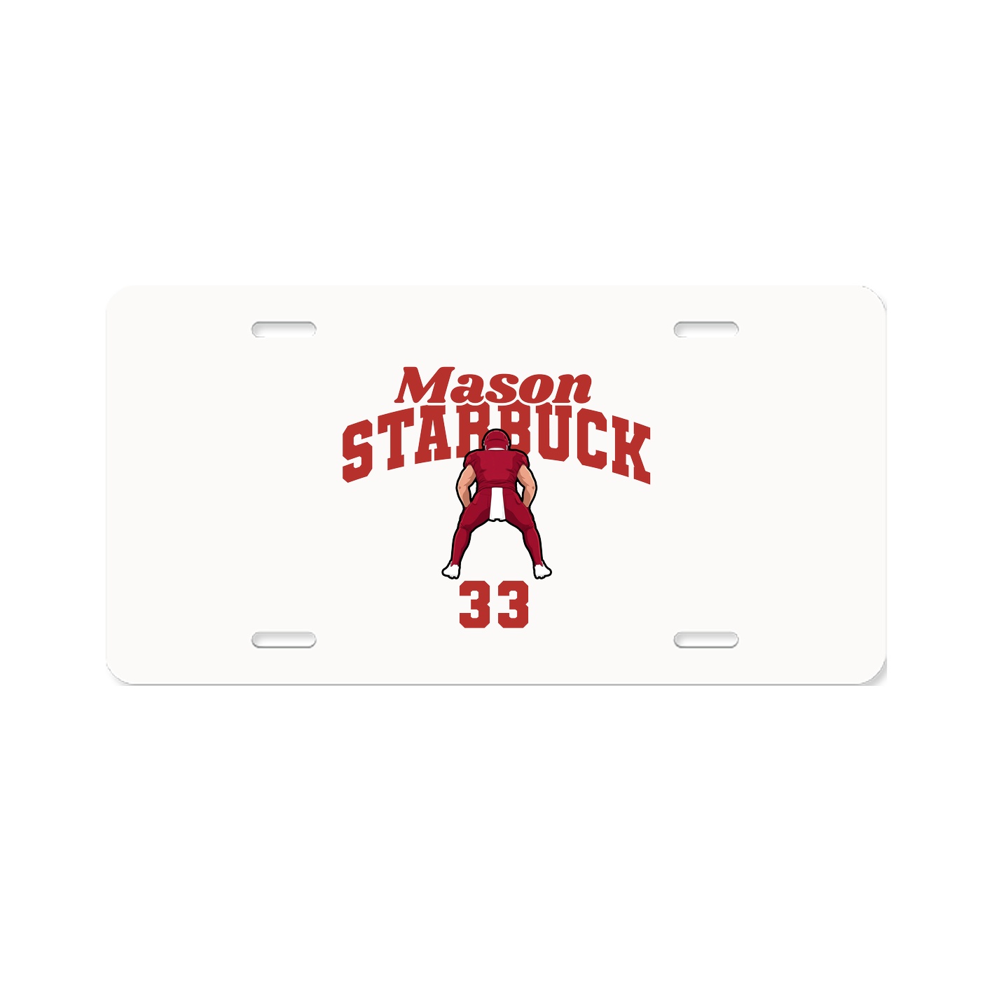 License Plate — Signature Arch in Classic