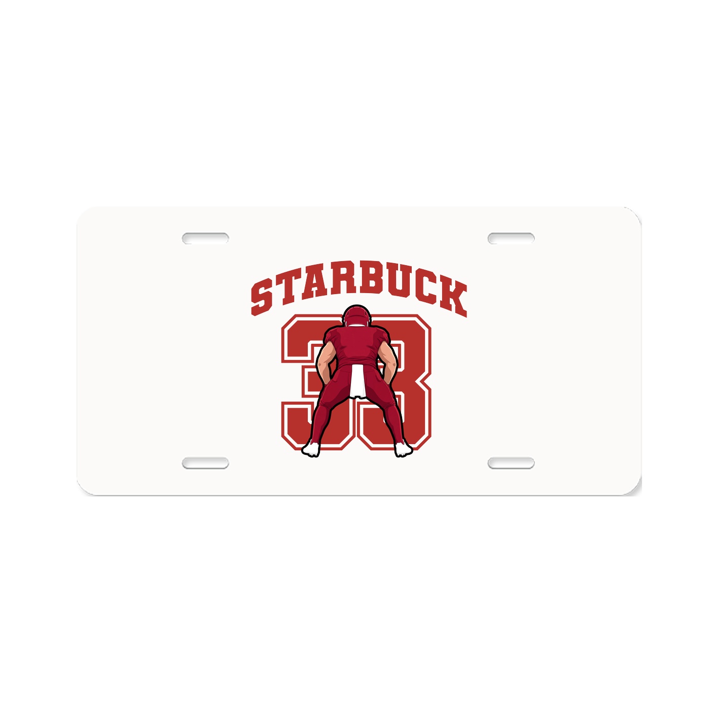 License Plate — Number in Classic