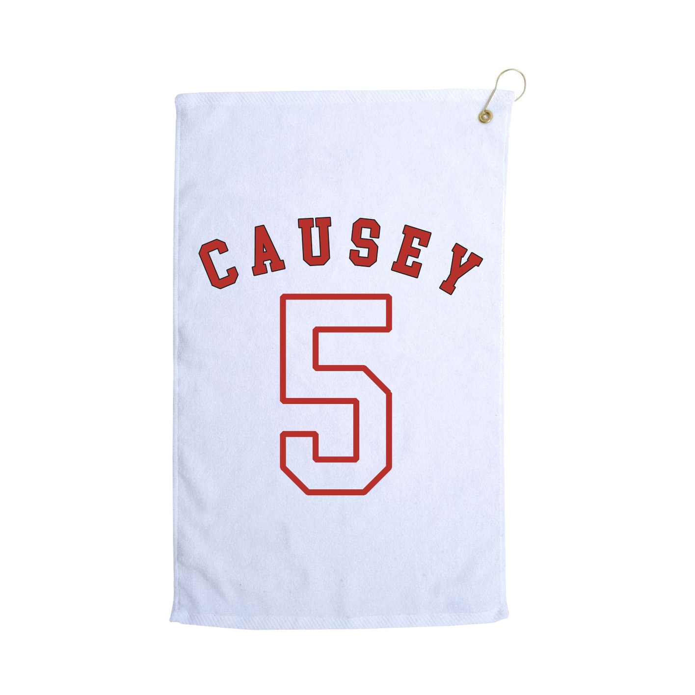 Golf Towel — Shirsey Arch in White