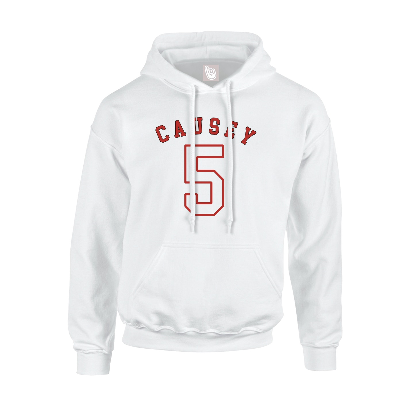 Hoodie — Shirsey Arch in White