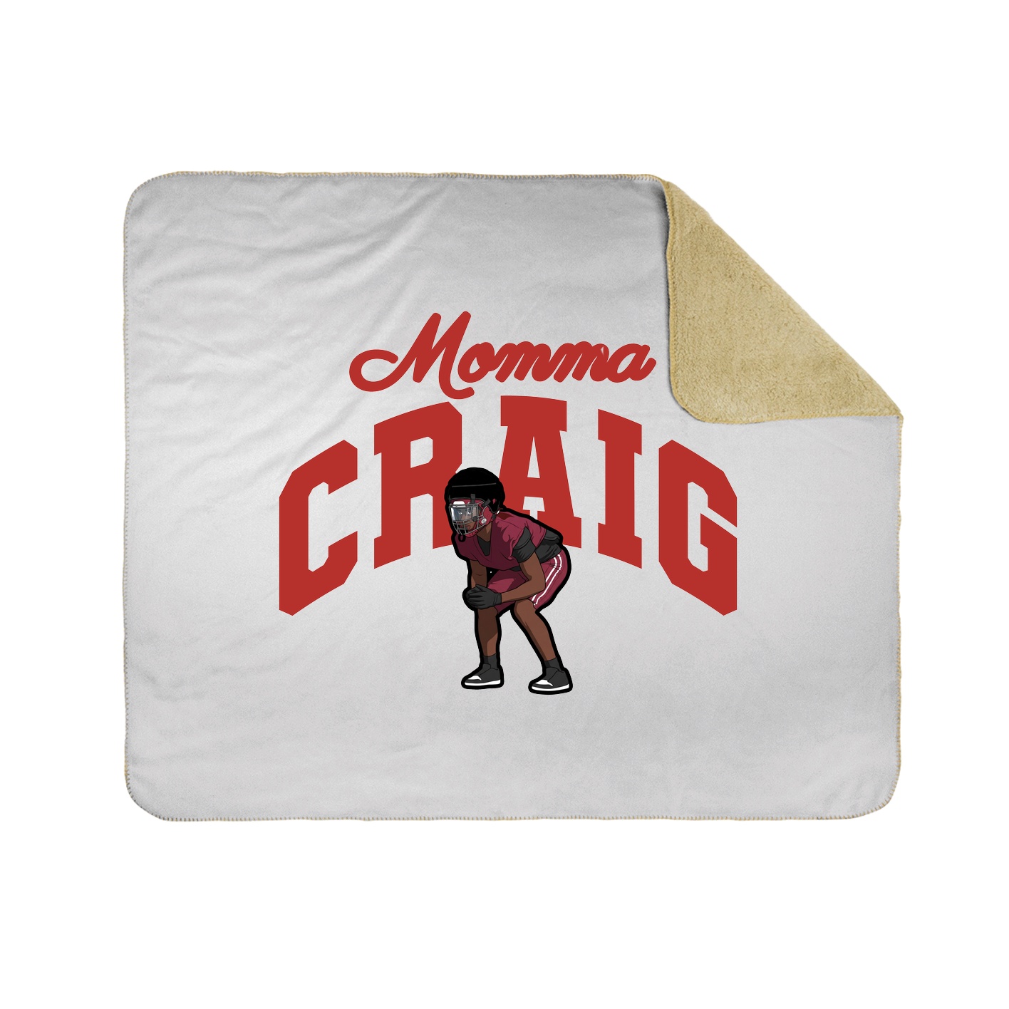 Throw Blanket — Mothers Day Arch in White