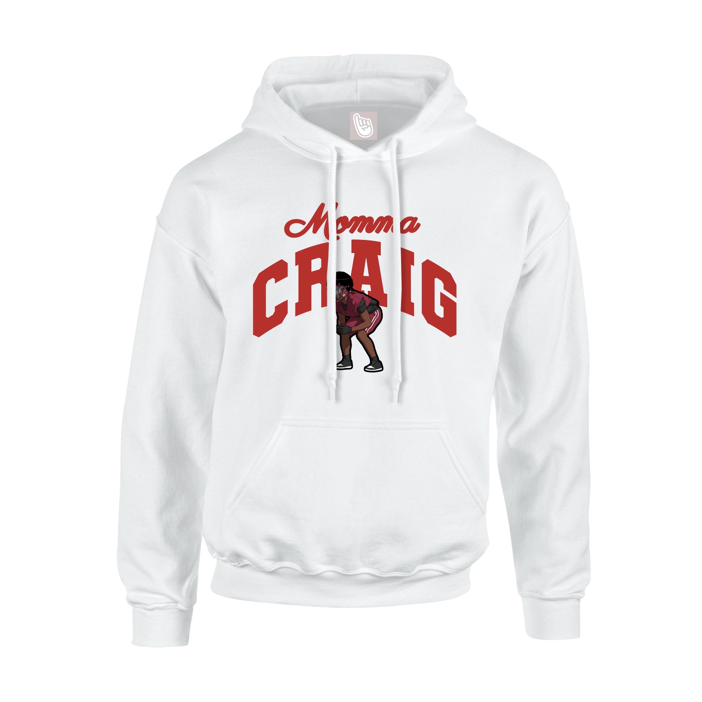 Youth Hoodie — Mothers Day Arch in White