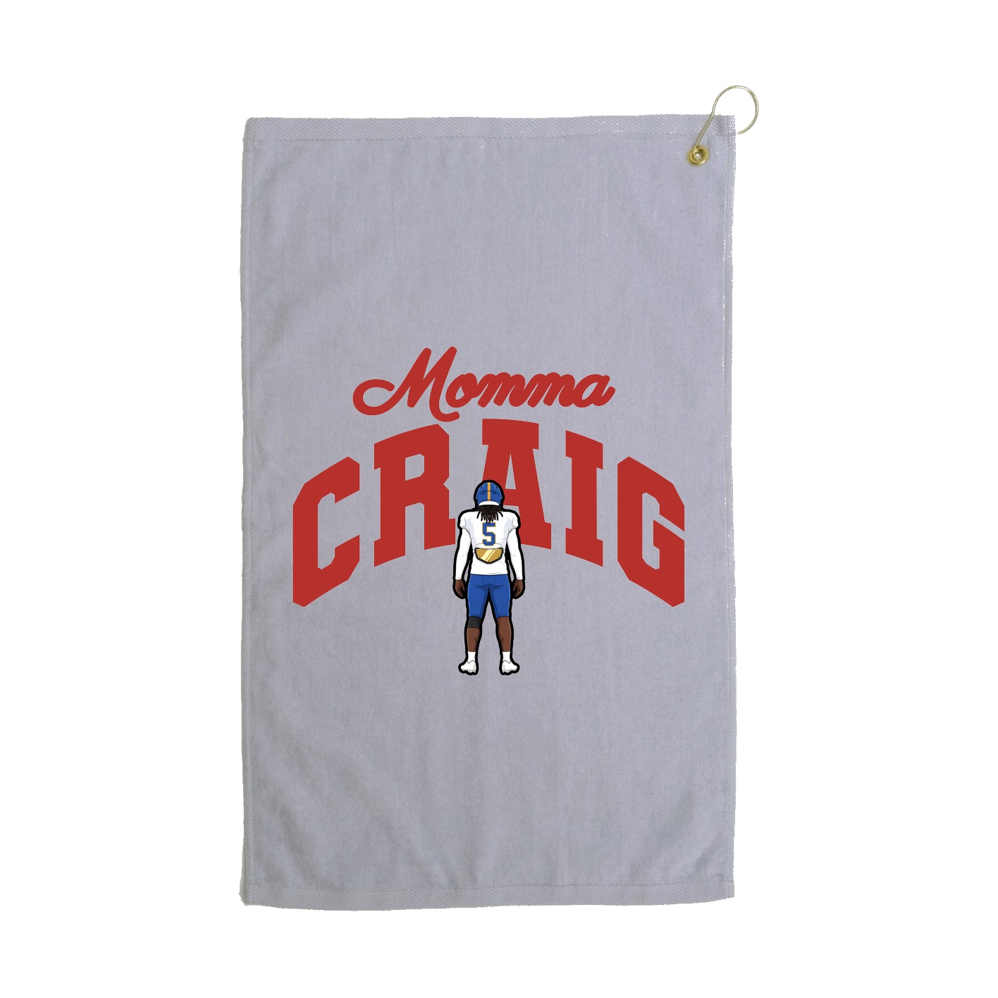 Golf Towel — Mothers Day Arch in Grey